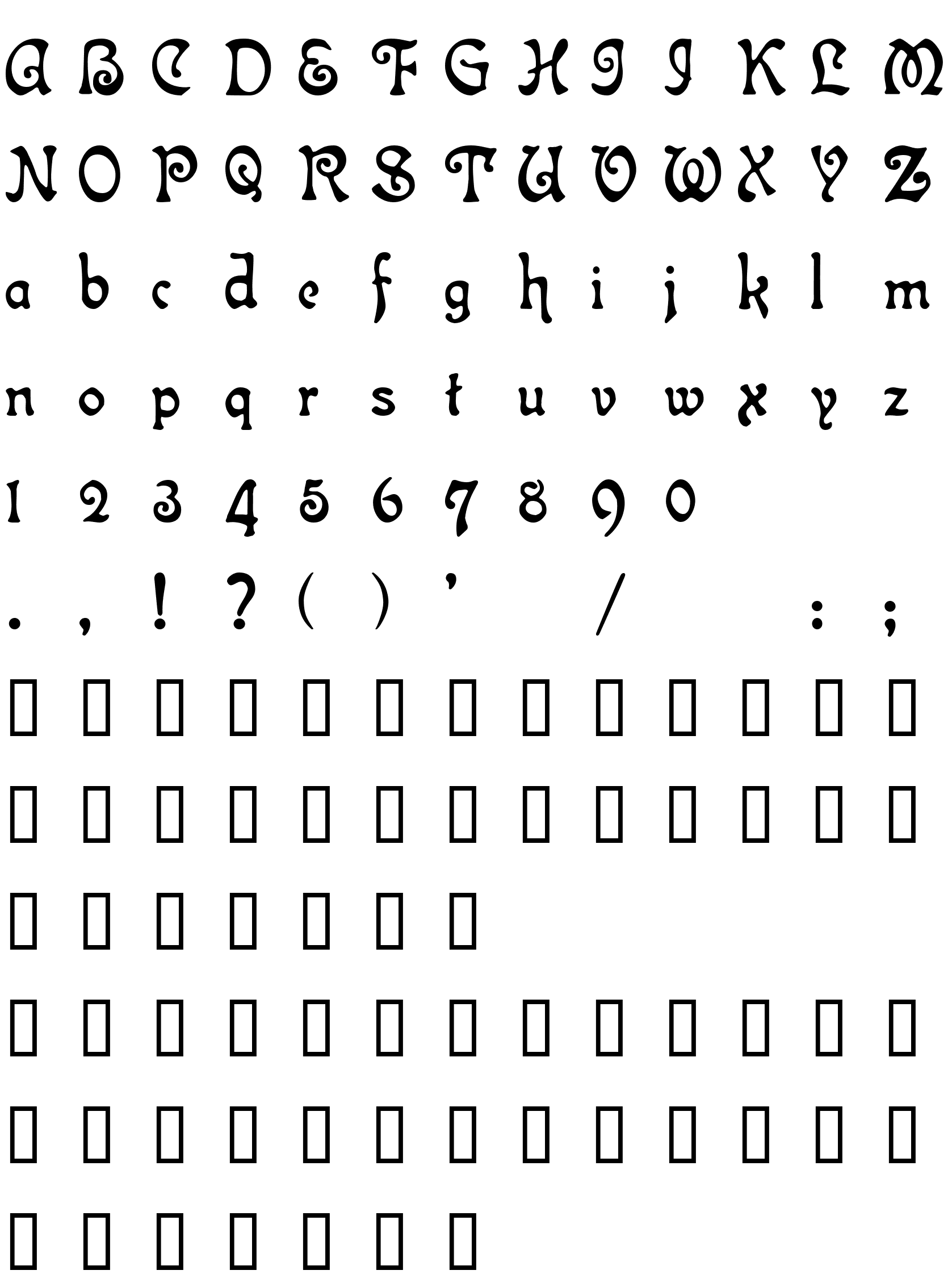 Шрифт Isla Bella