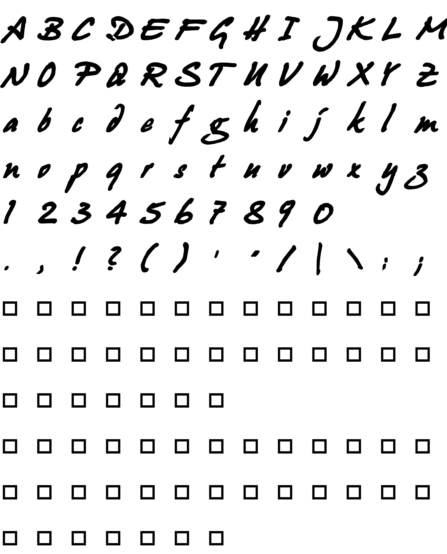 Шрифт Juergen Bold Kursiv