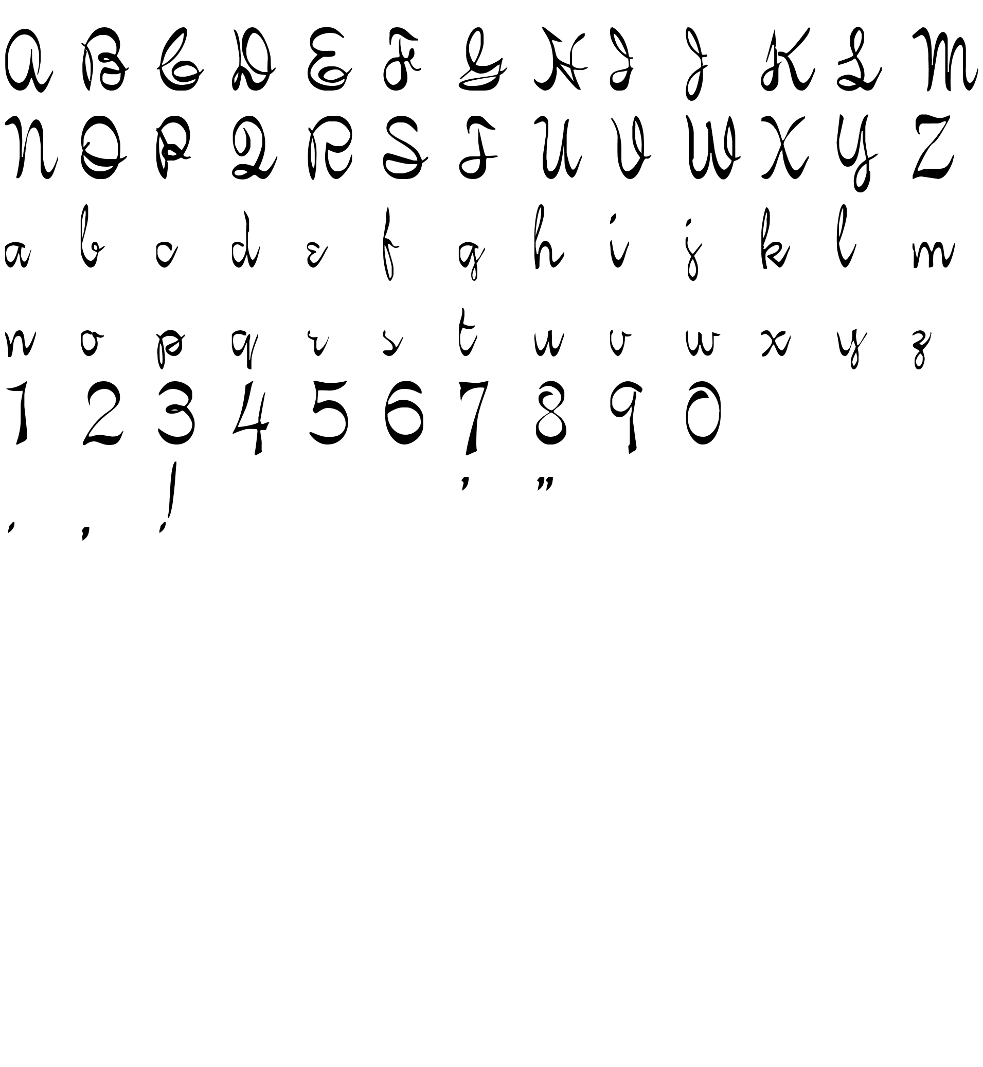 Шрифт KellyBrown