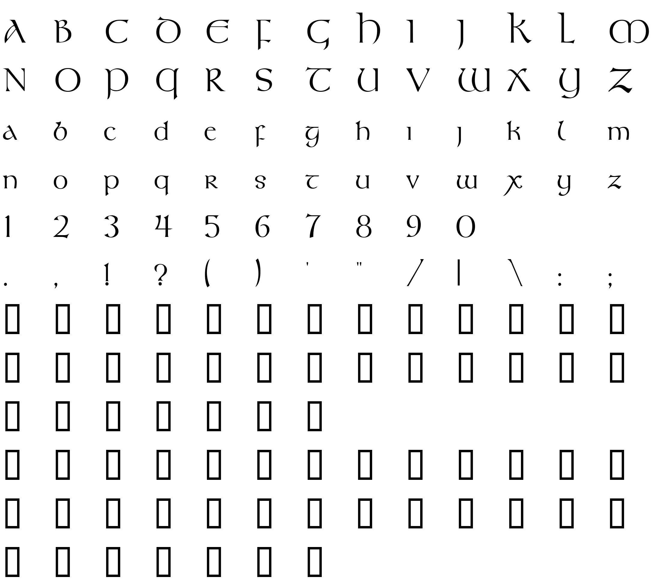 Шрифт Kelt Normal