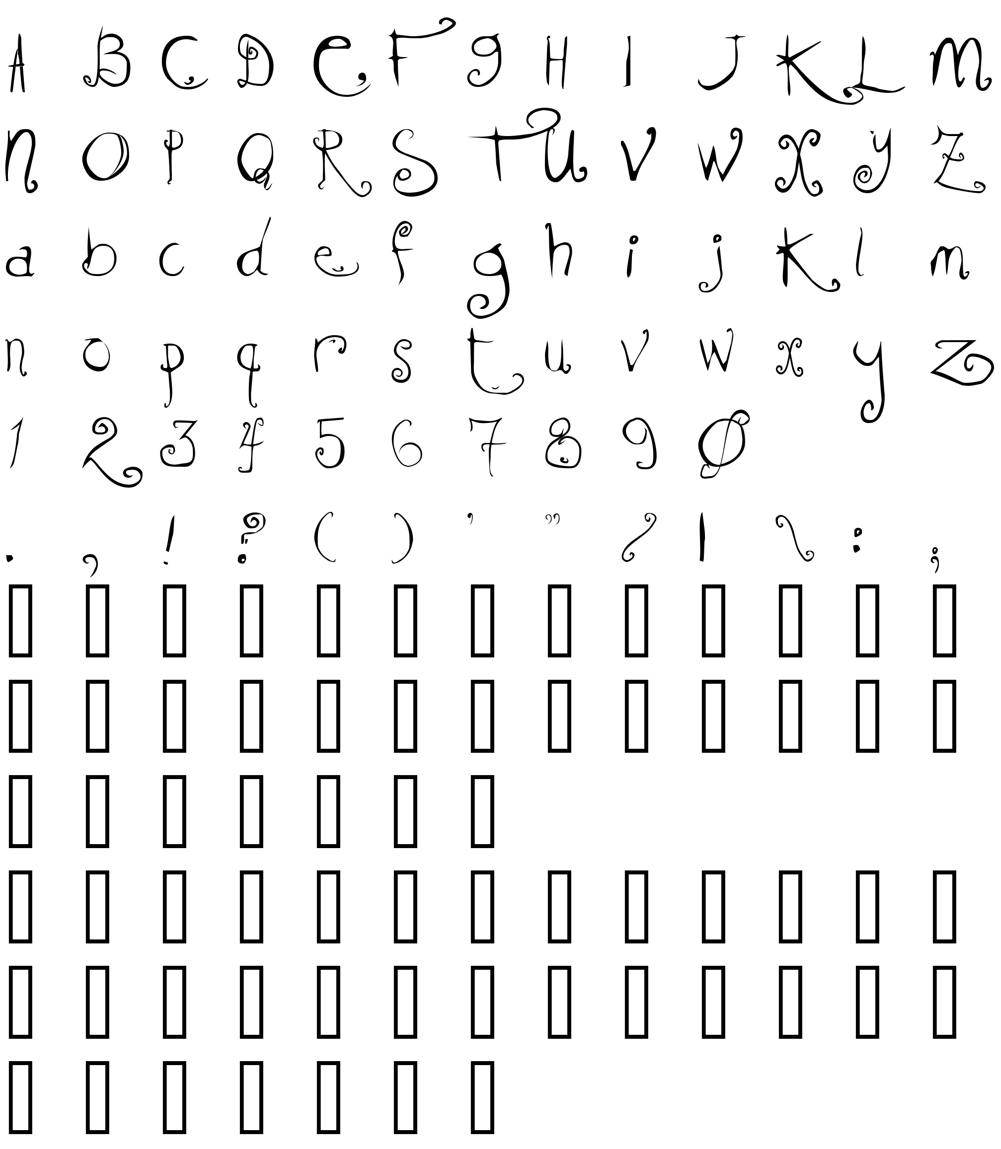 Шрифт KissMeKissMeKissMe