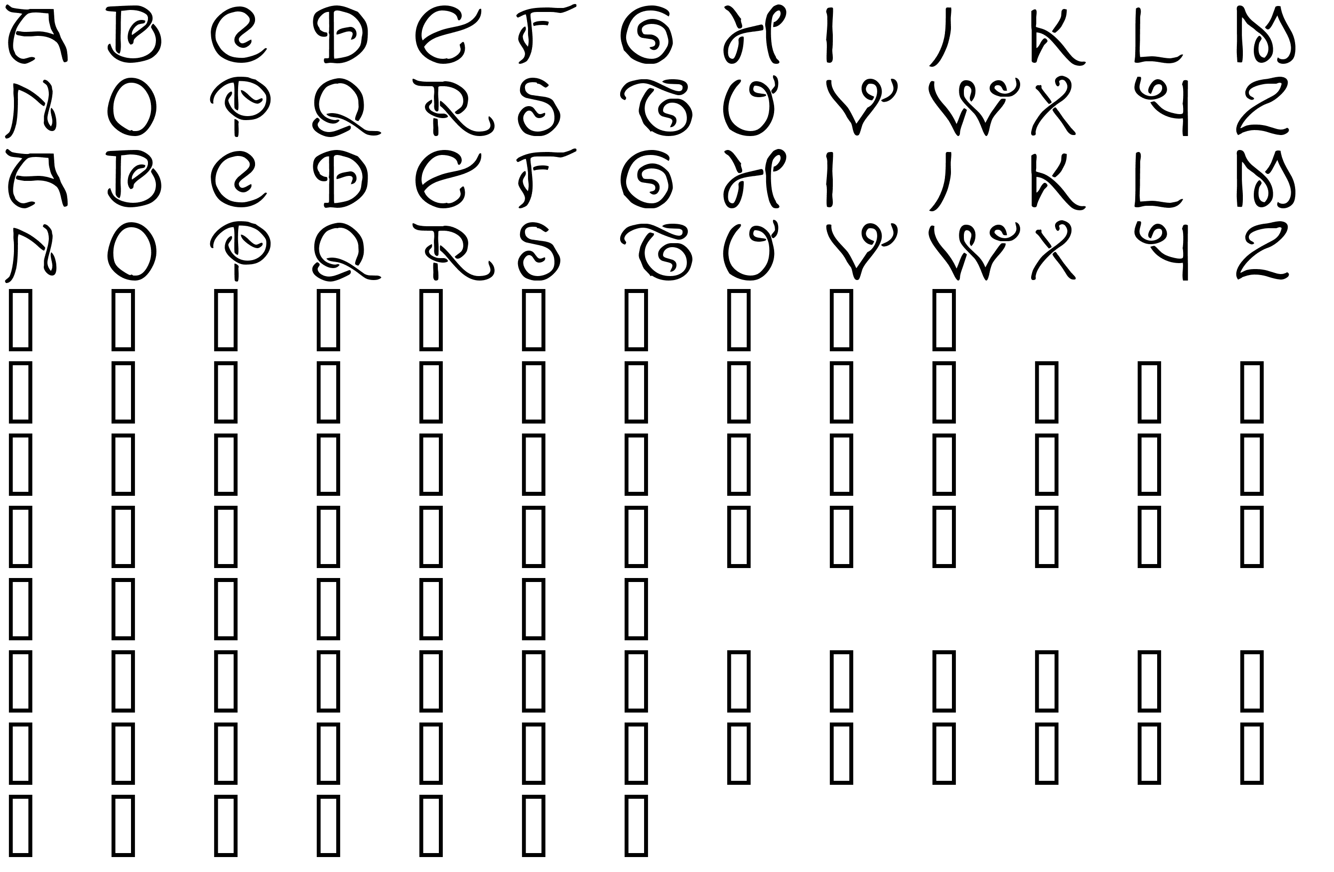 Шрифт Lewis F. Day 191
