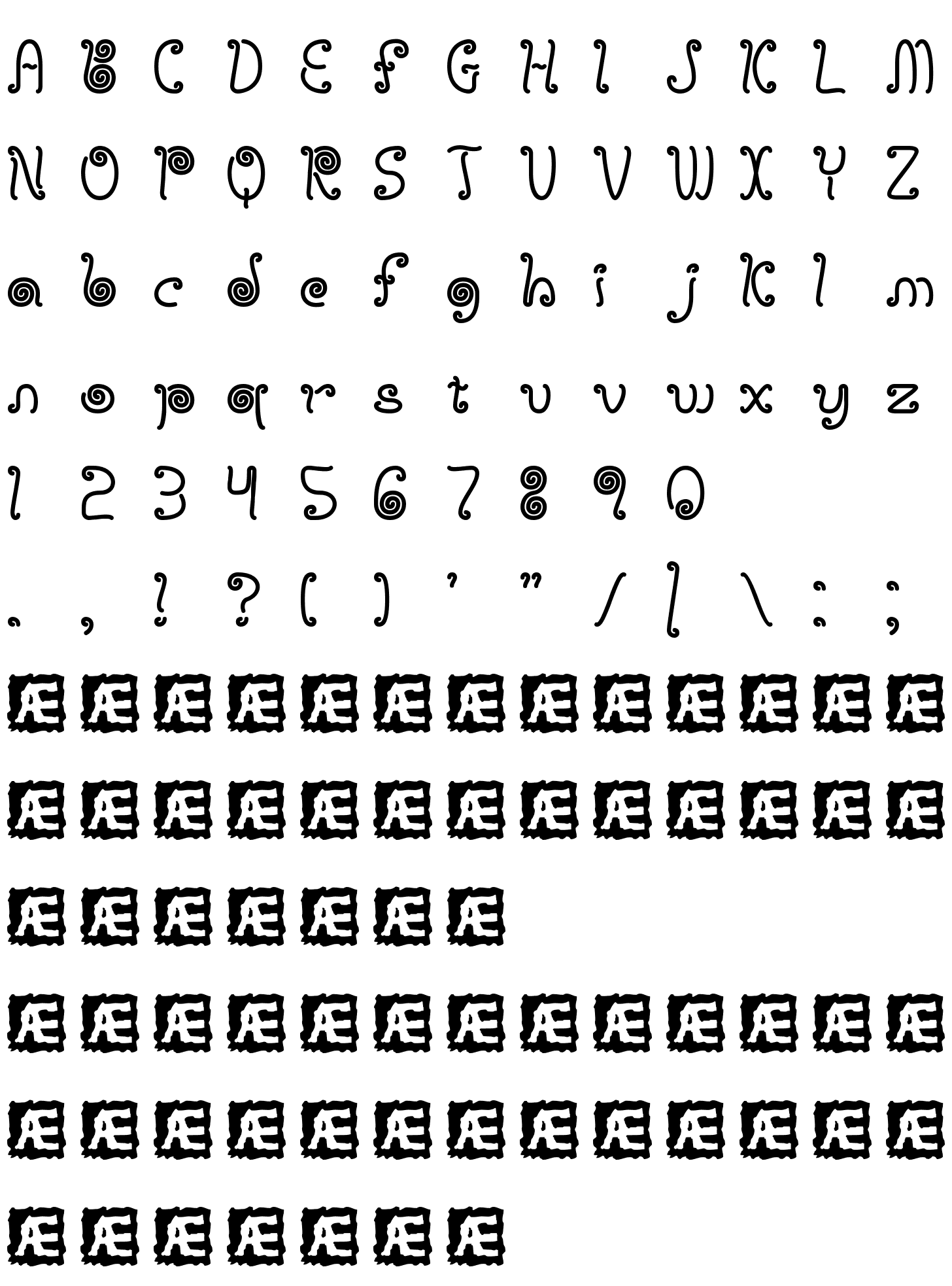 Шрифт Licorice Strings BRK