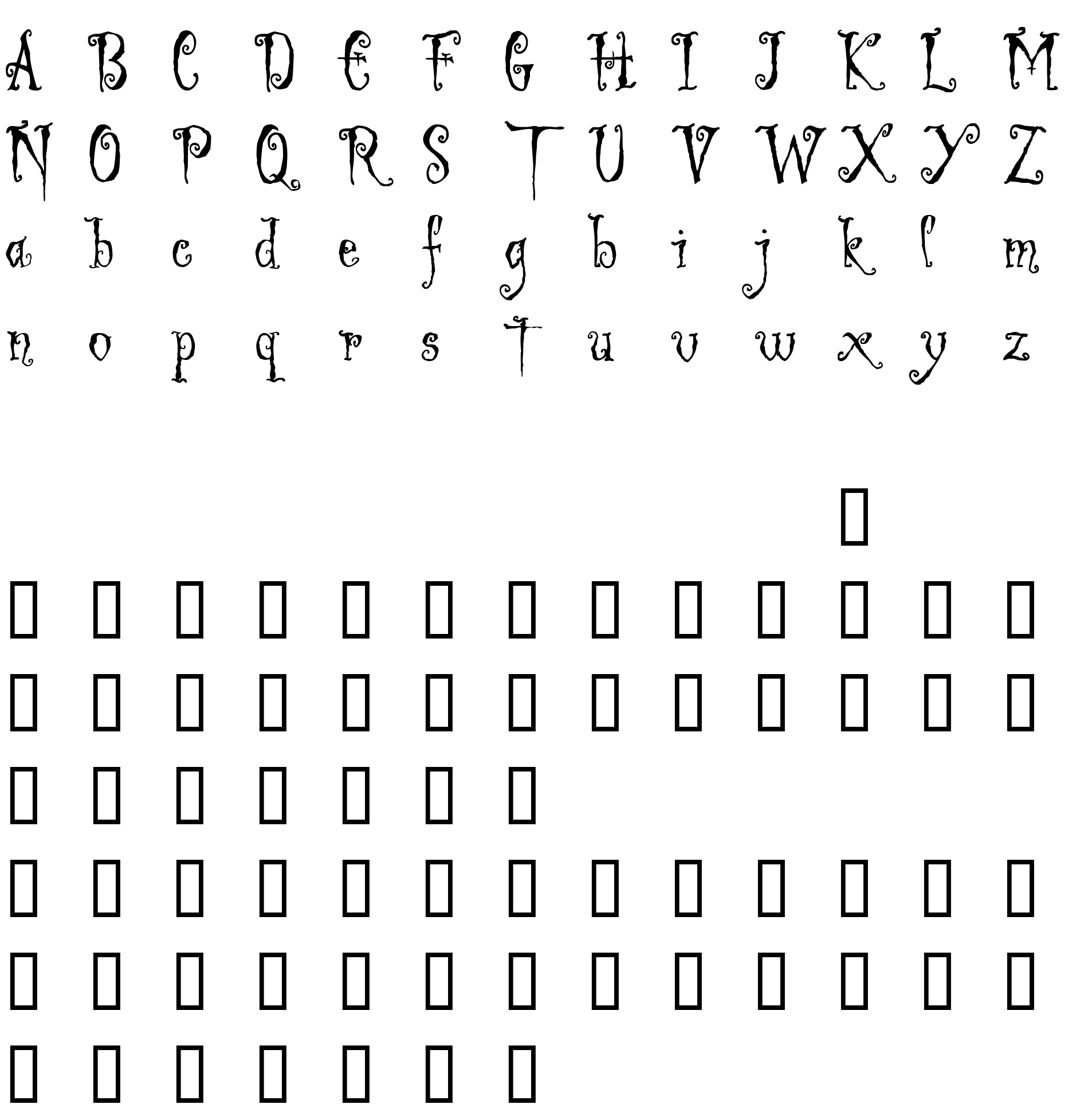 Шрифт Ligeia Demo