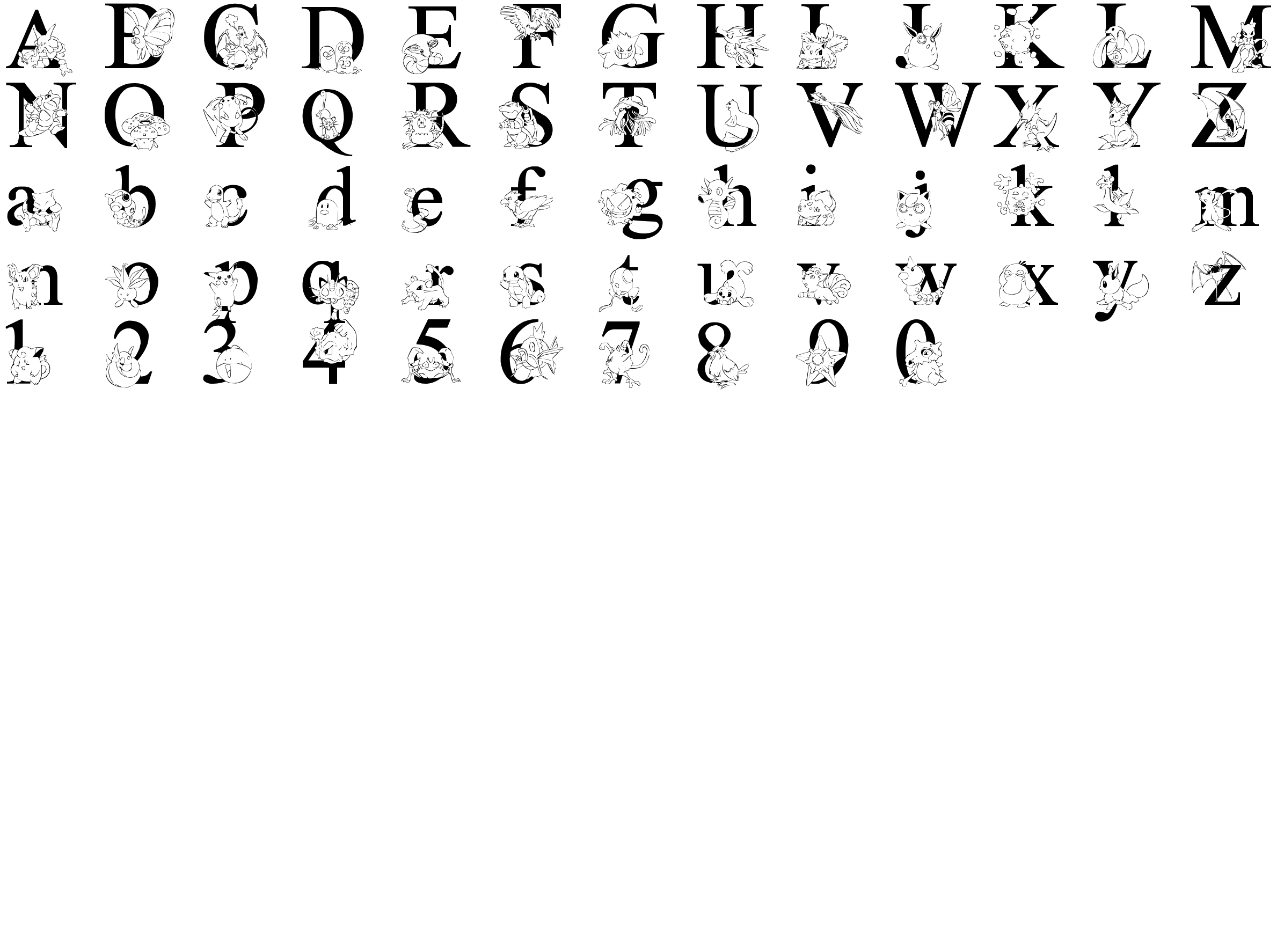 Шрифт LMS Poke'mon Master Solid