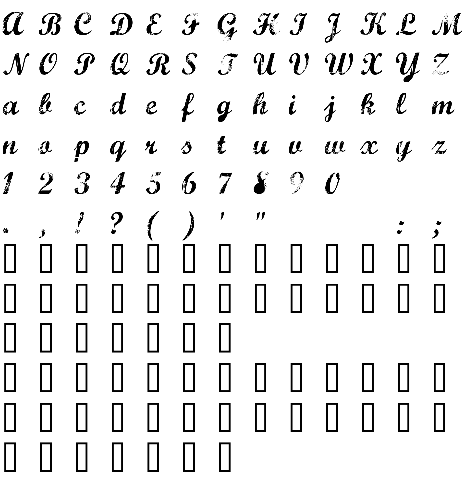 Шрифт Marcelle Script
