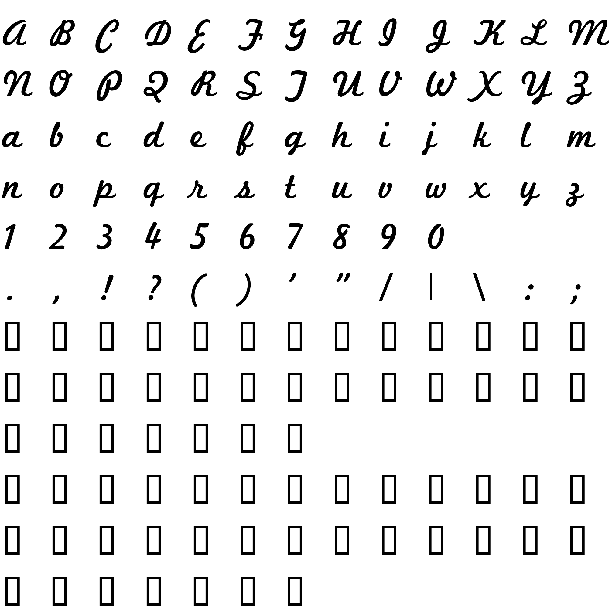 Шрифт Marketing Script