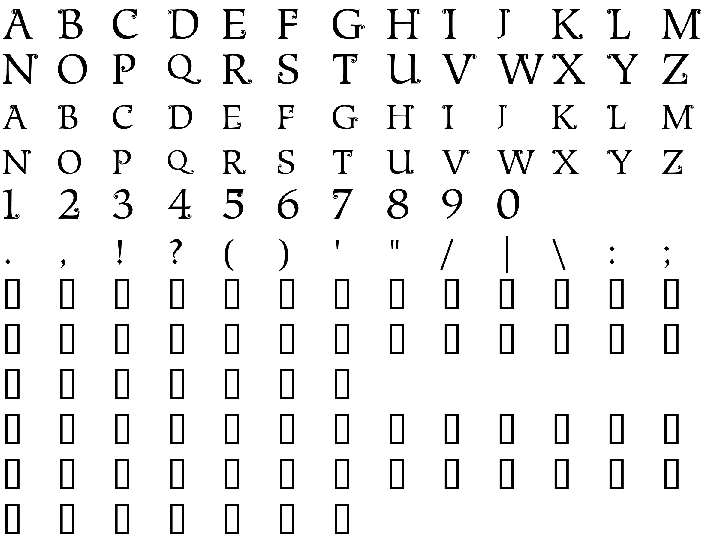 Шрифт Metshige Normal