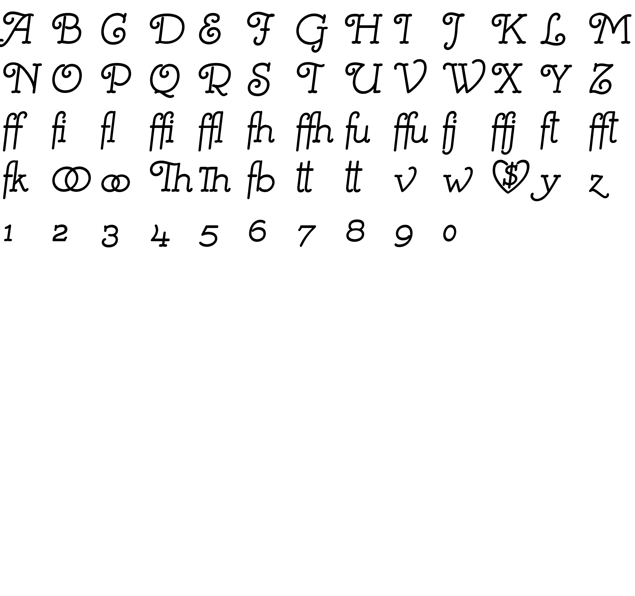 Шрифт Mistress Script - Alternates
