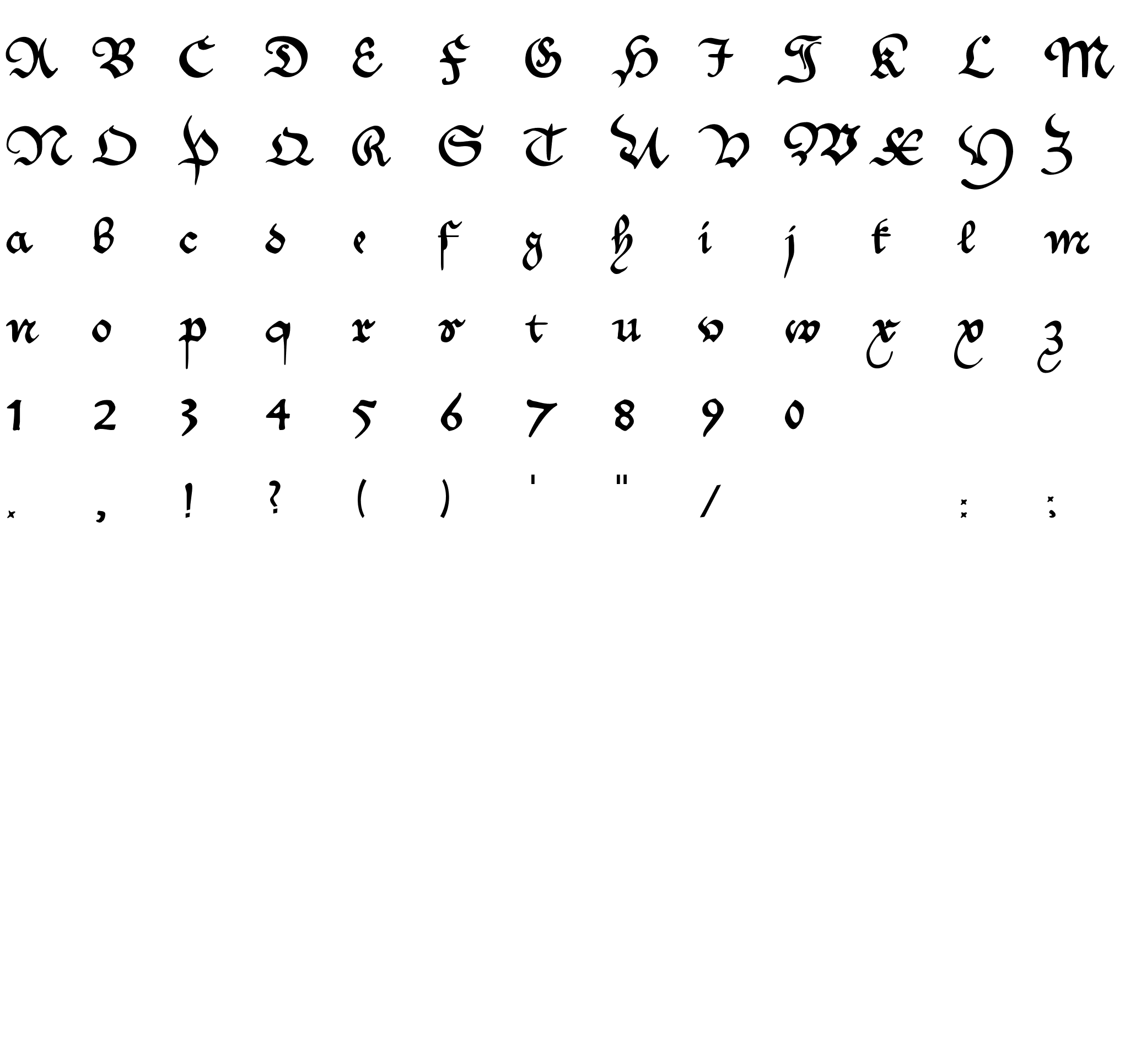 Шрифт MKantzley