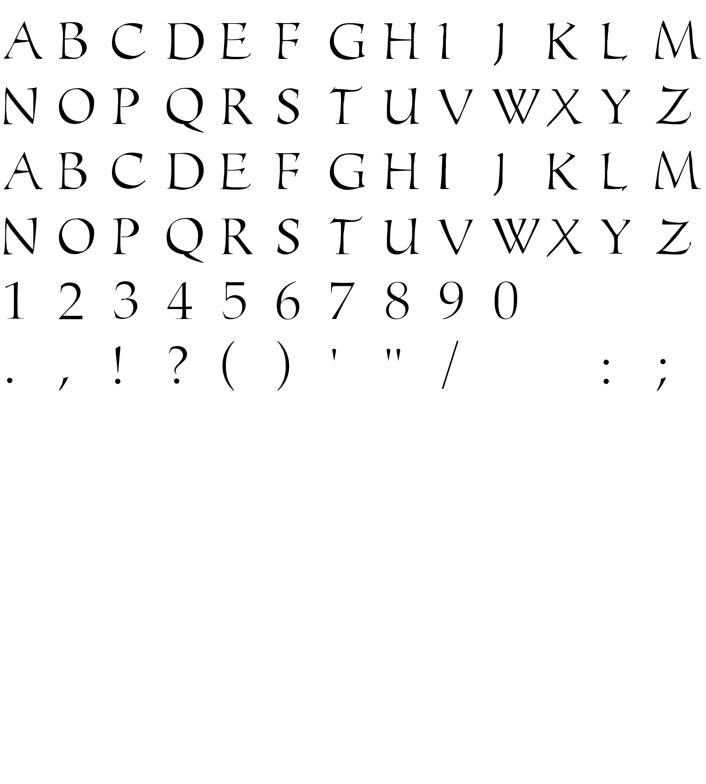 Шрифт MonogramsToolbox