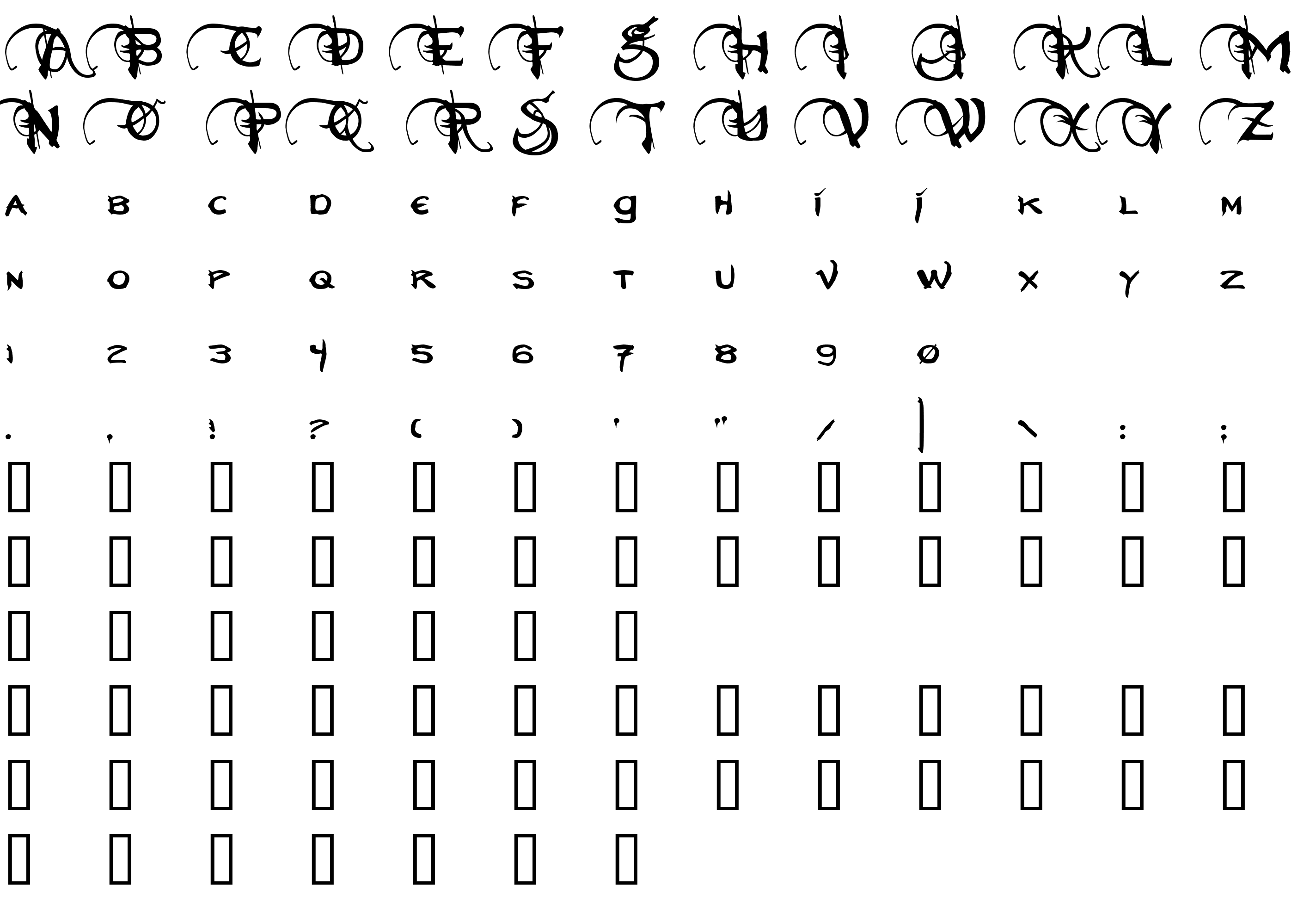 Шрифт Neverwinter  Normal