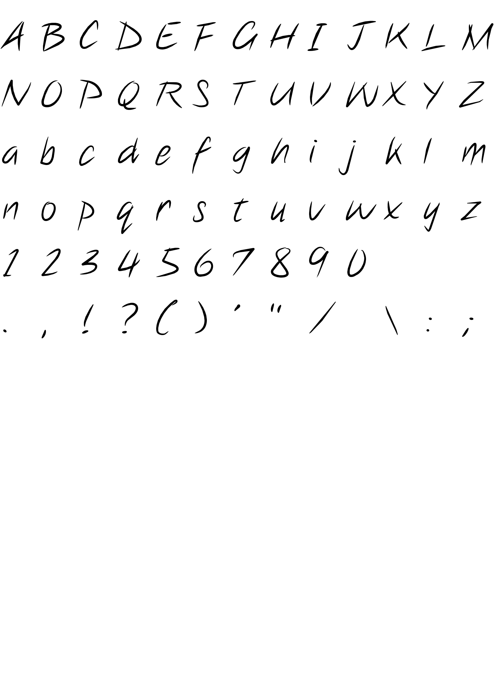 Шрифт Note this