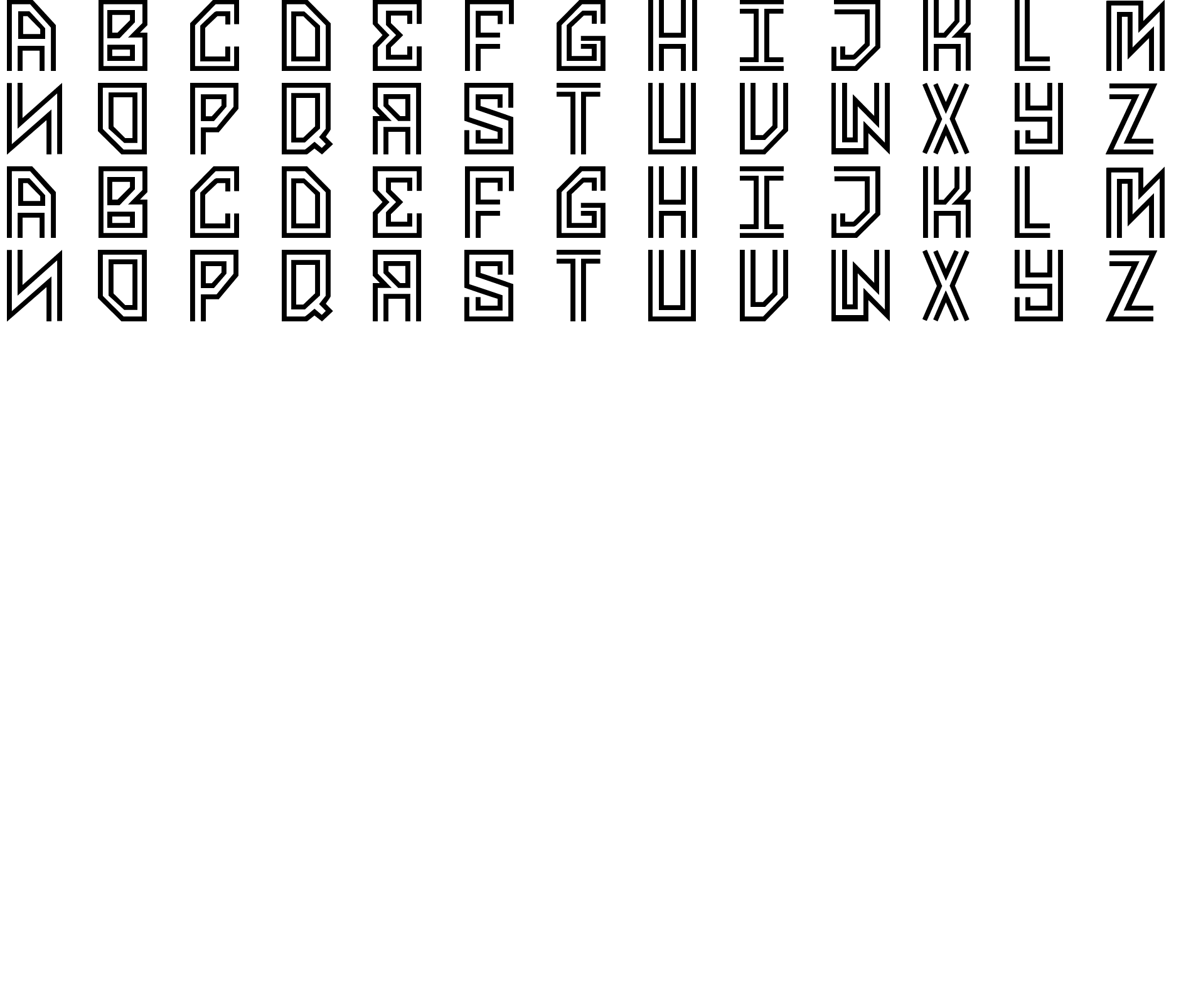 Шрифт AVENGE ME