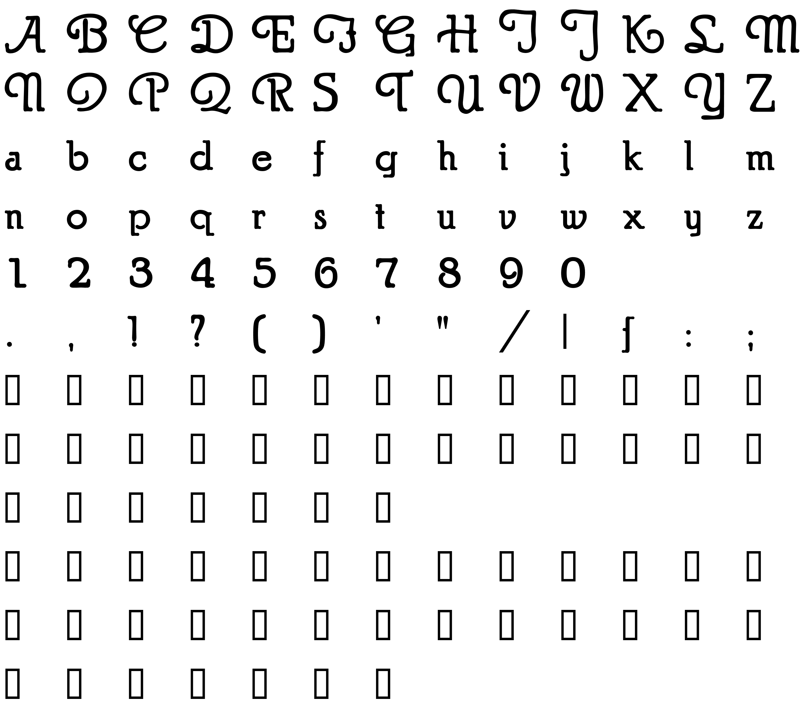 Шрифт Puritan Swash Bold