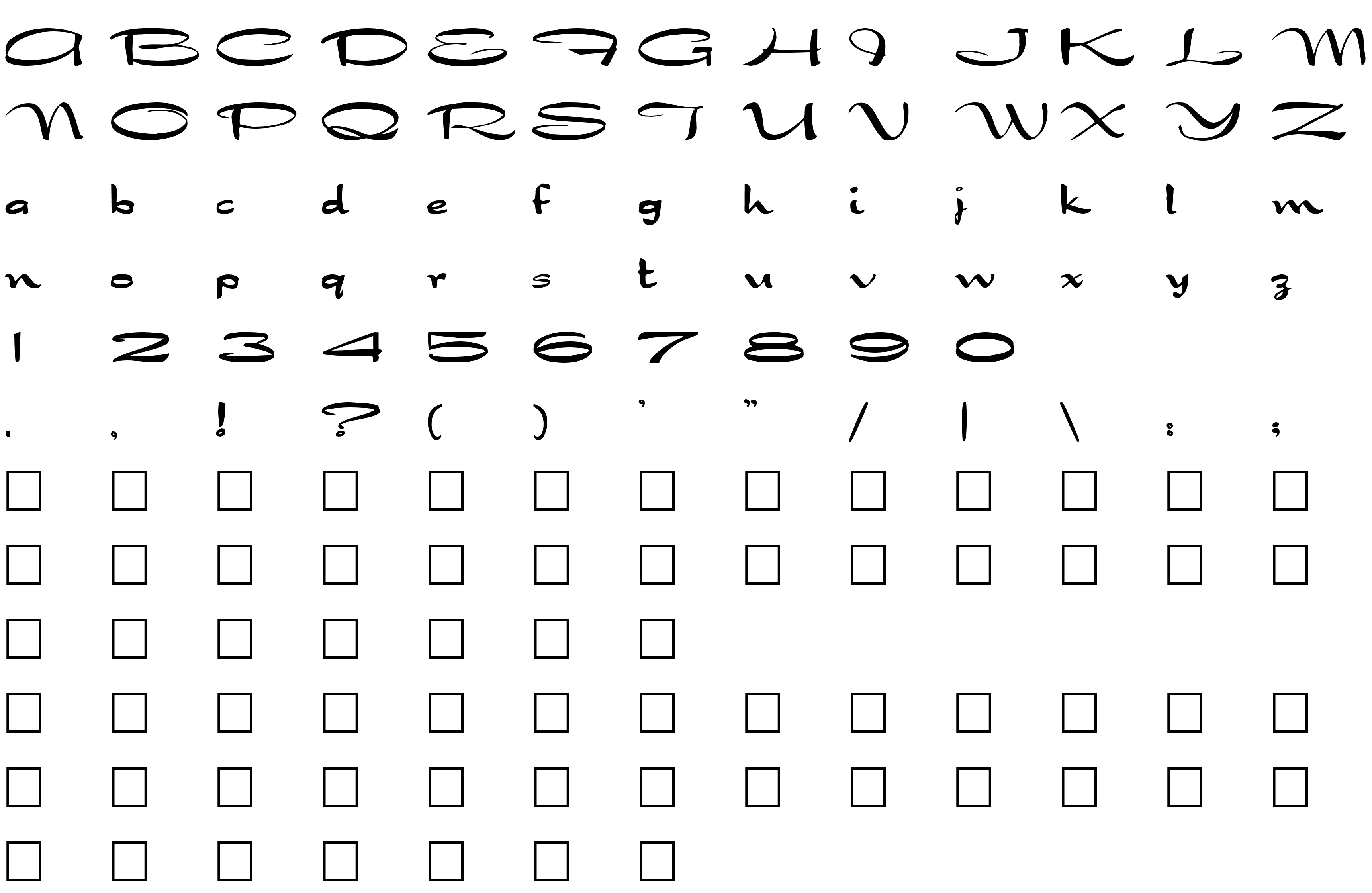 Шрифт QTArabian Regular