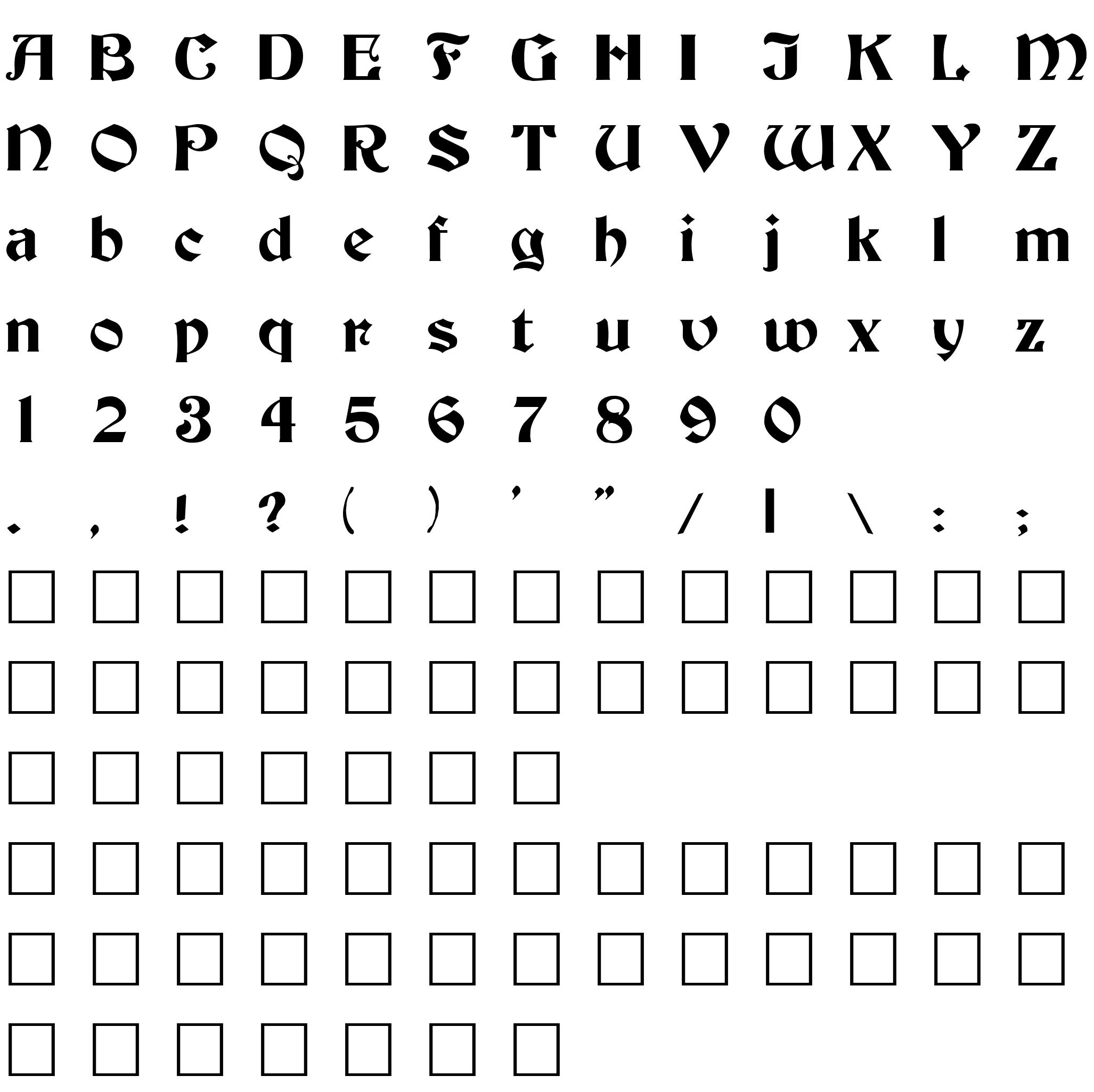 Шрифт QTBeckman Regular