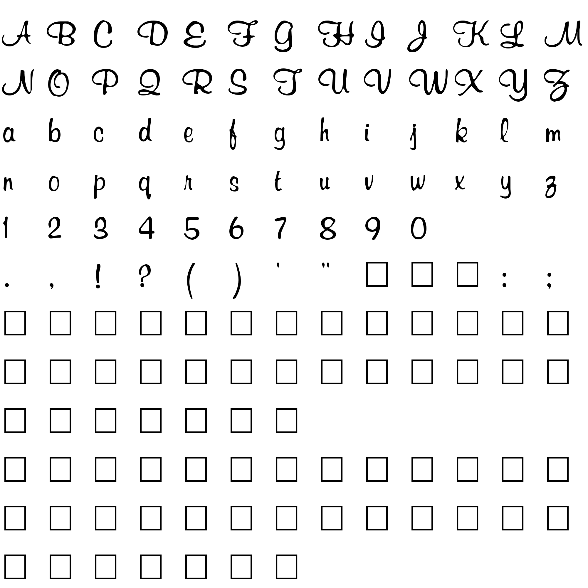 Шрифт RichardMurray