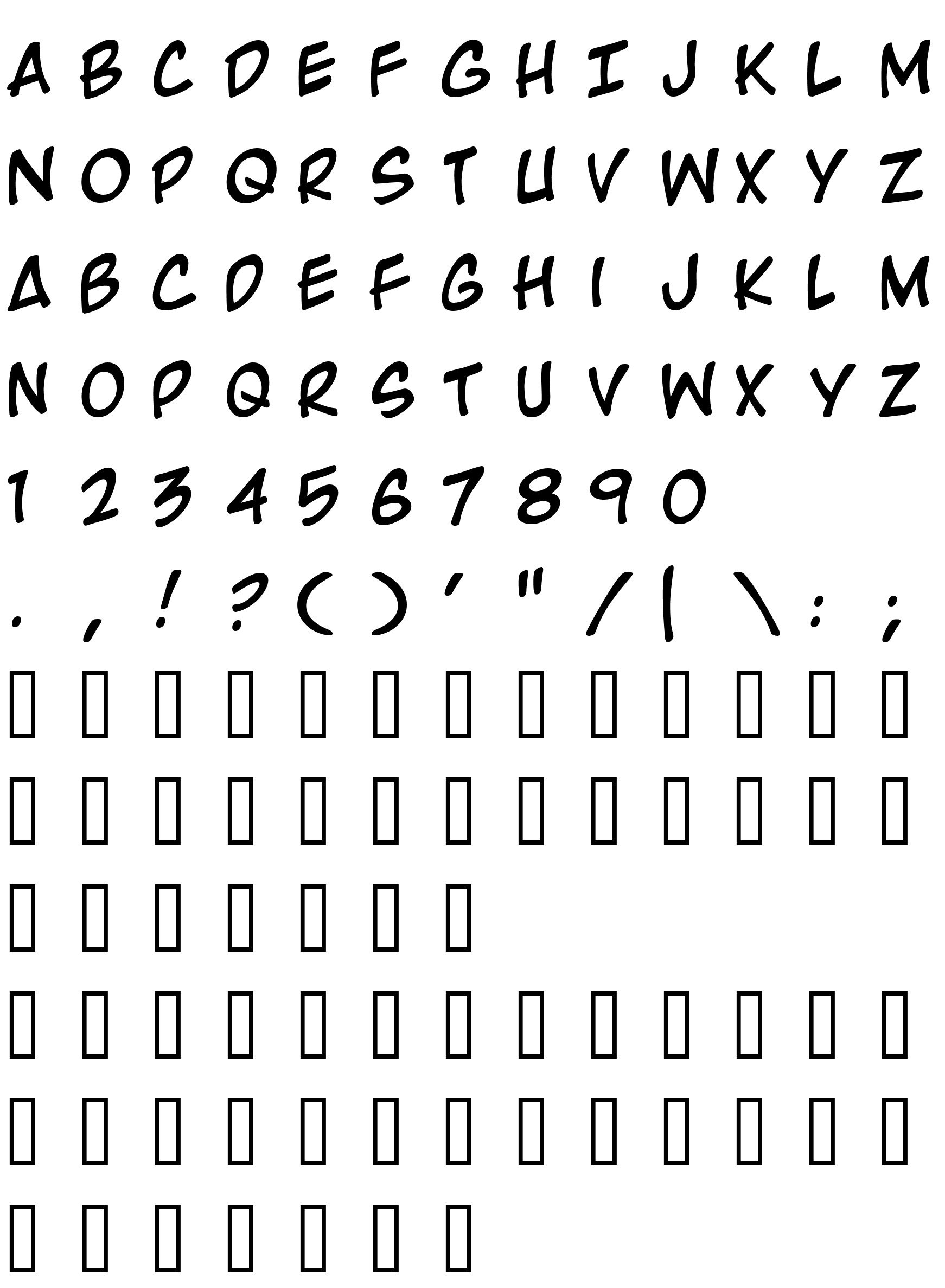 Шрифт Rooftop Run