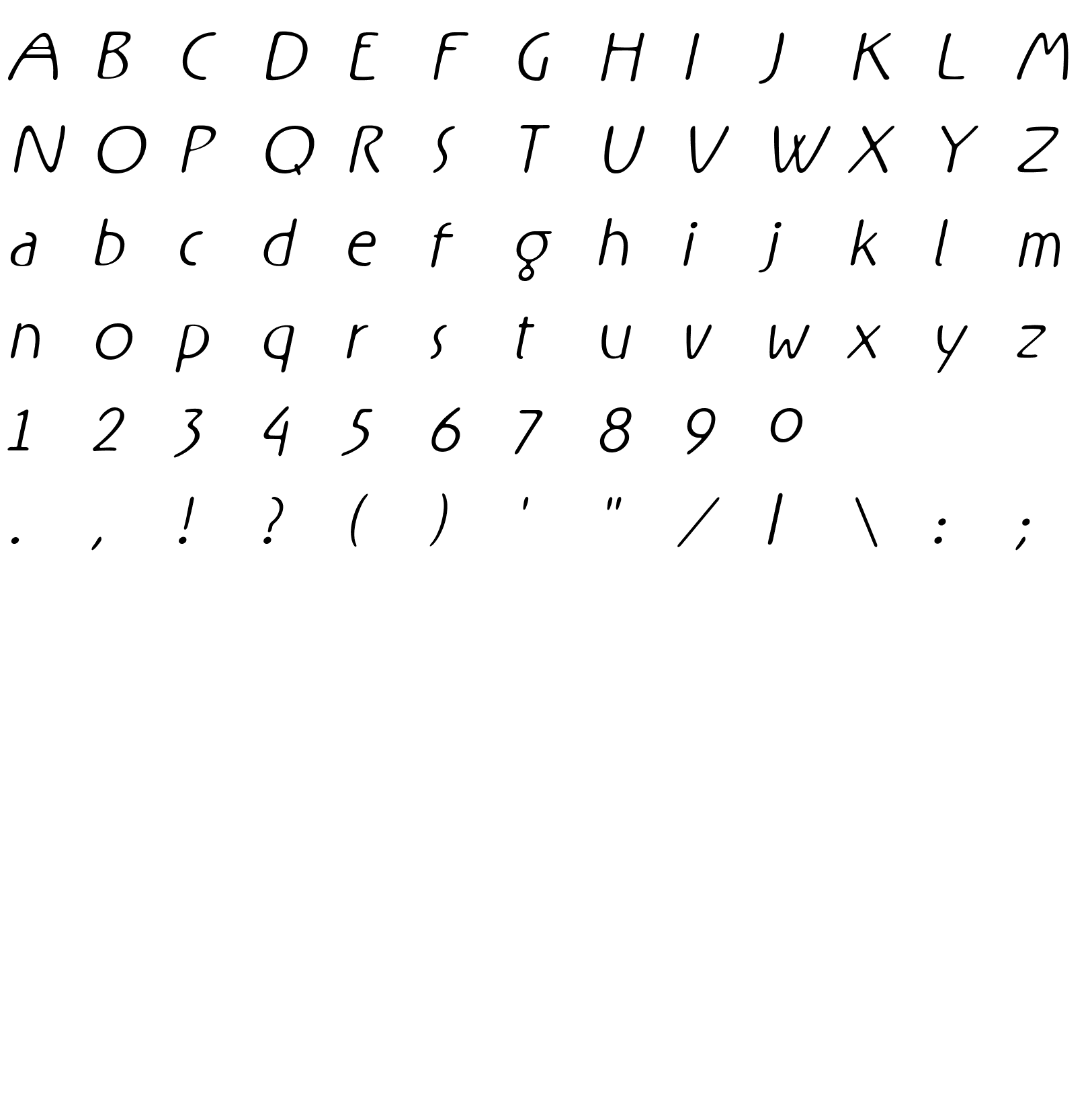 Шрифт Rx-FiveFive