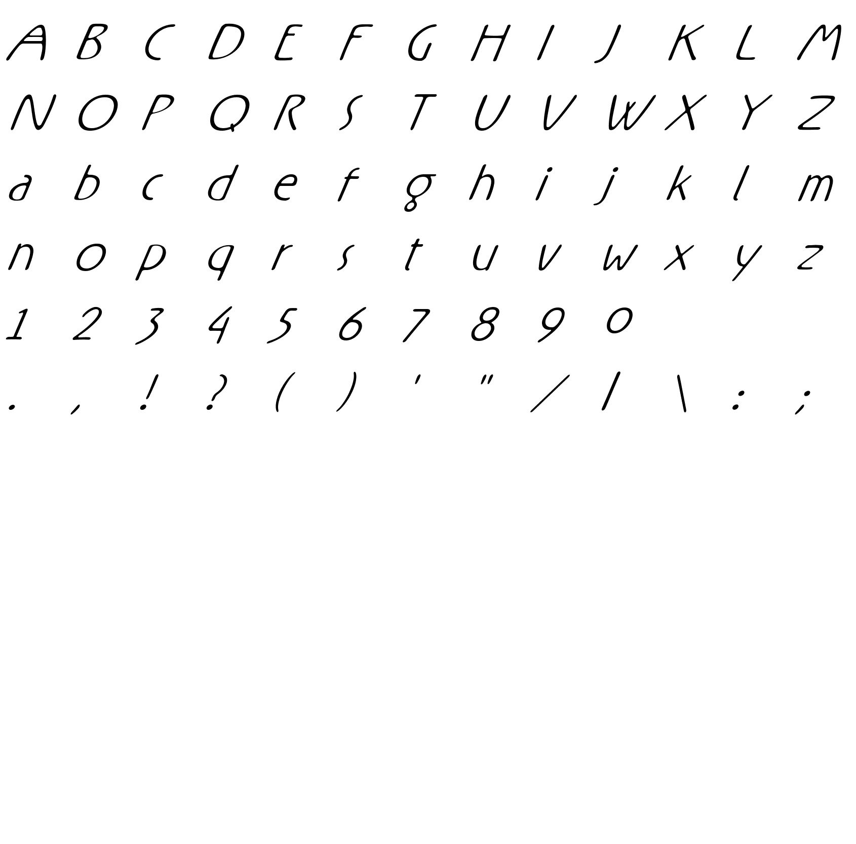 Шрифт Rx-FiveOne