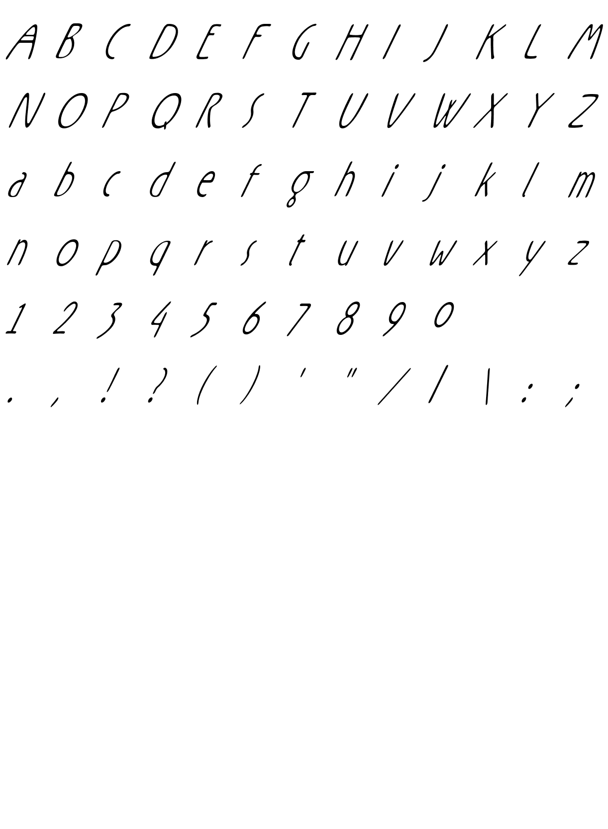 Шрифт Rx-ZeroOne