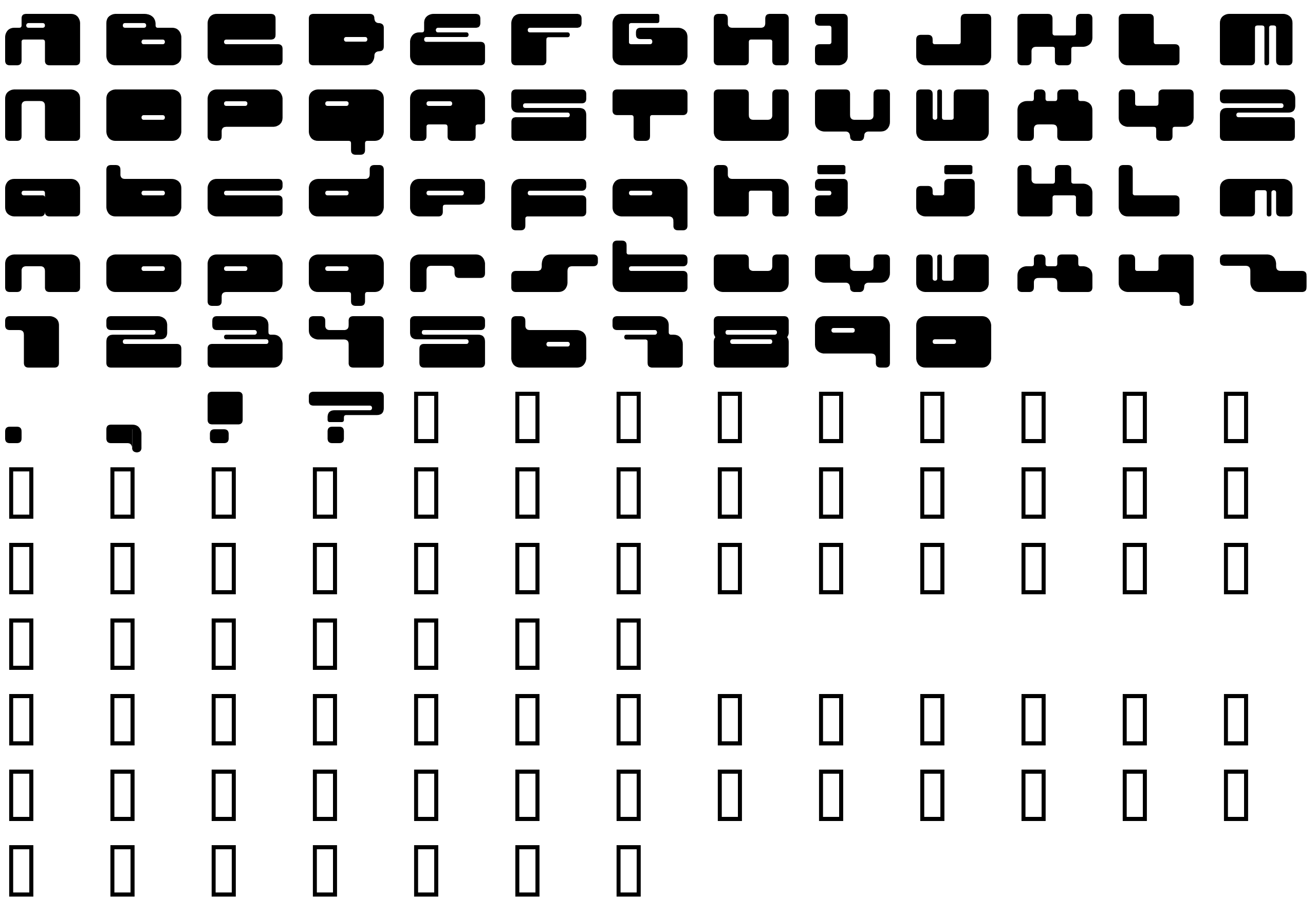 Шрифт 02.10 fenotype