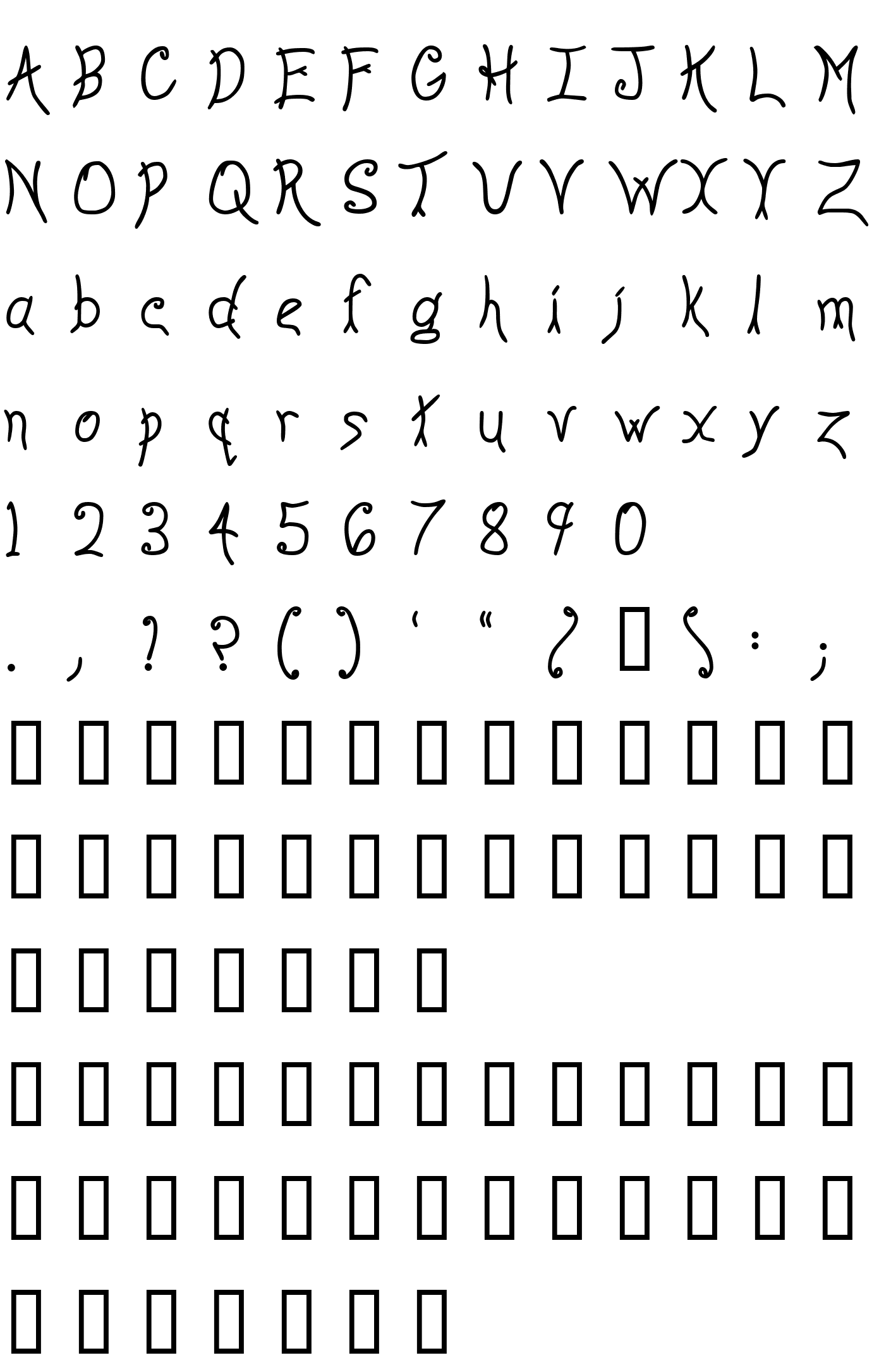 Шрифт Anyway Bold