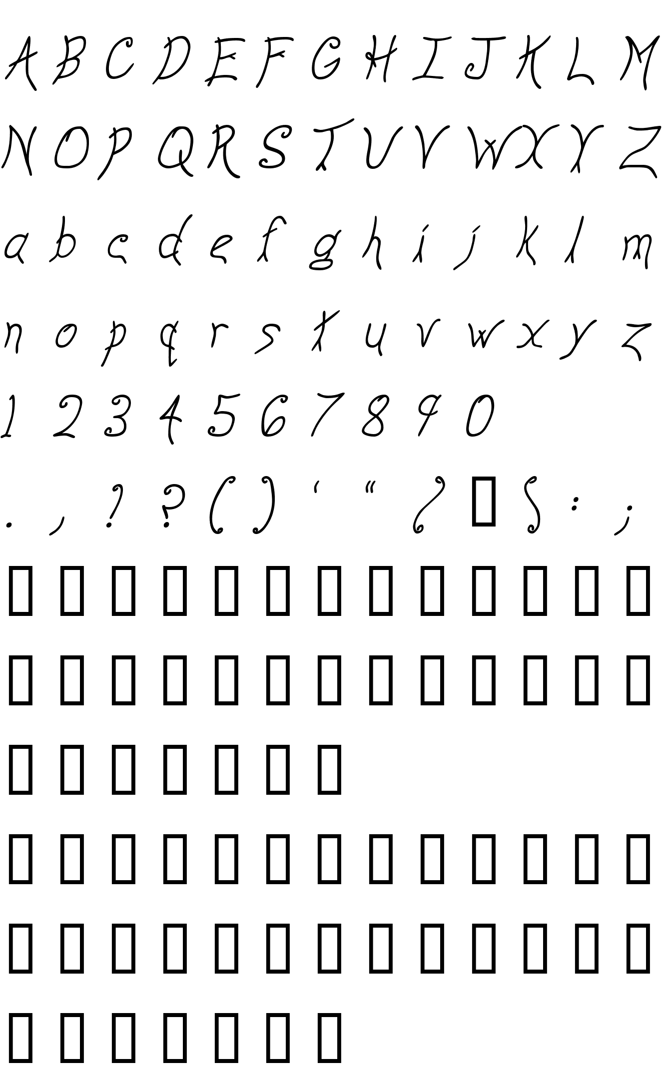 Шрифт Anyway Italic