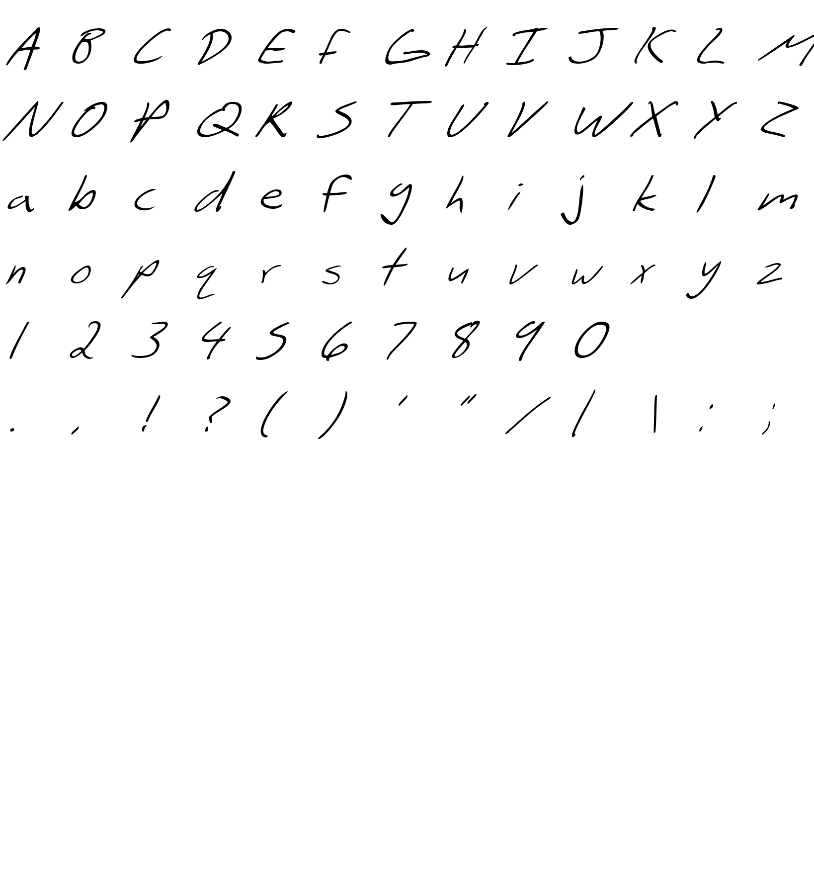 Шрифт SF Scribbled Sans Italic