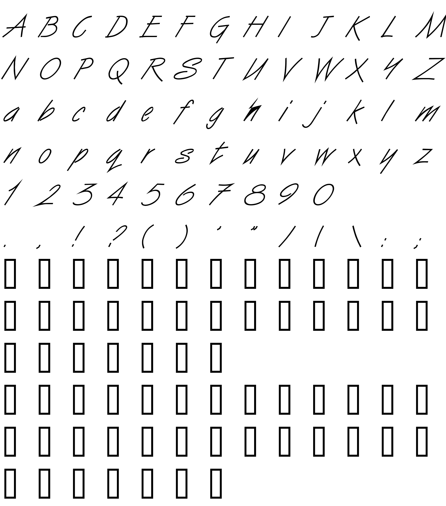 Шрифт Surfer Italic