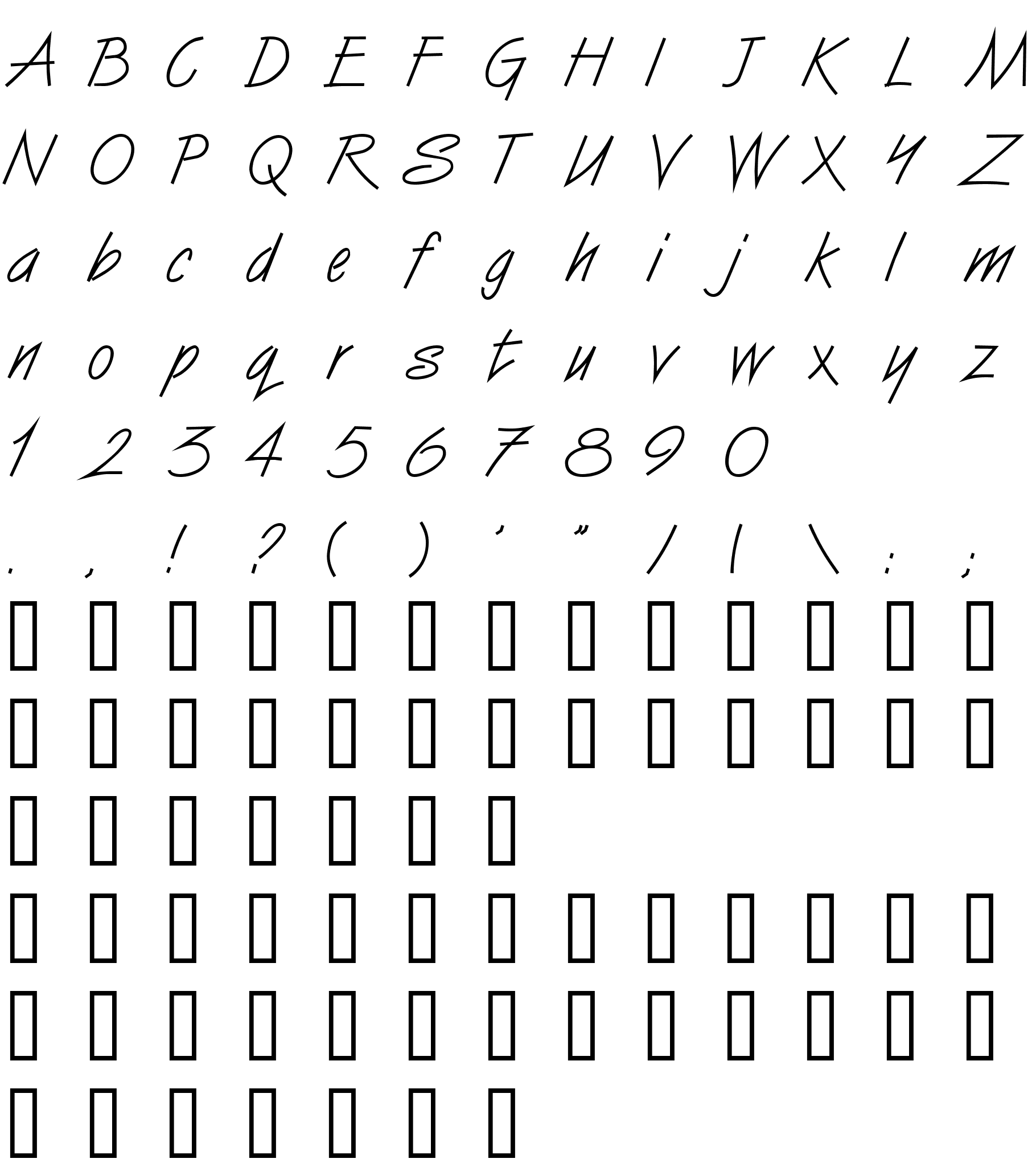 Шрифт Surfer Normal