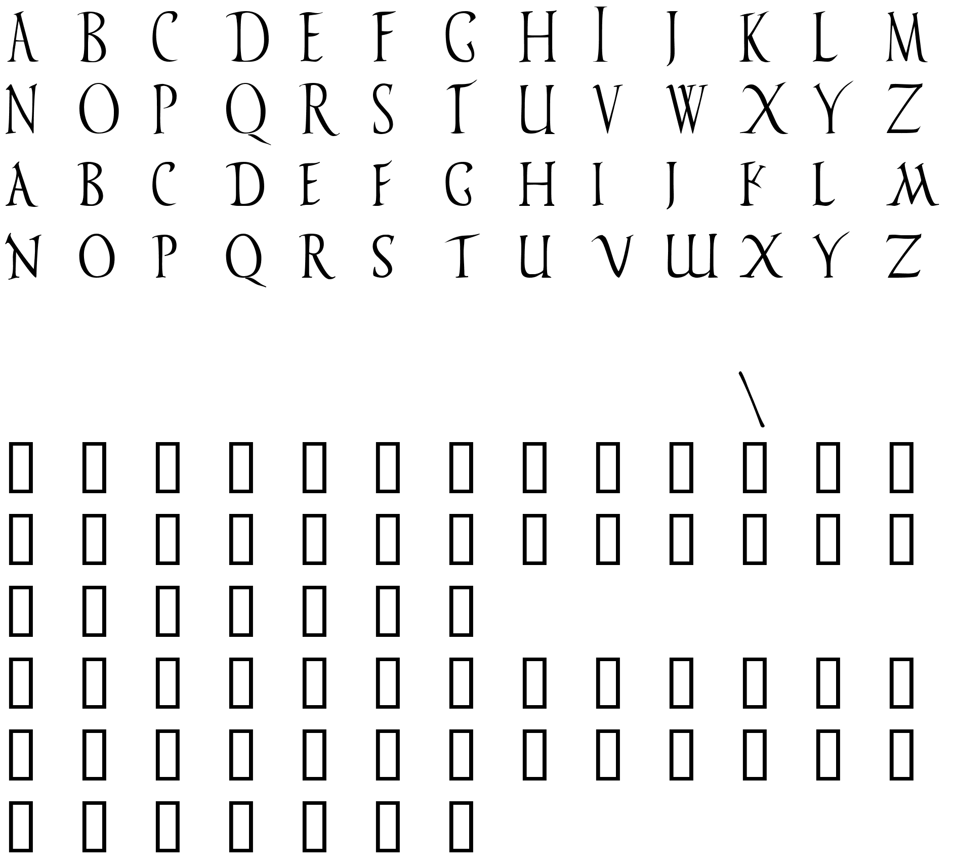 Шрифт Vespasiano Demo