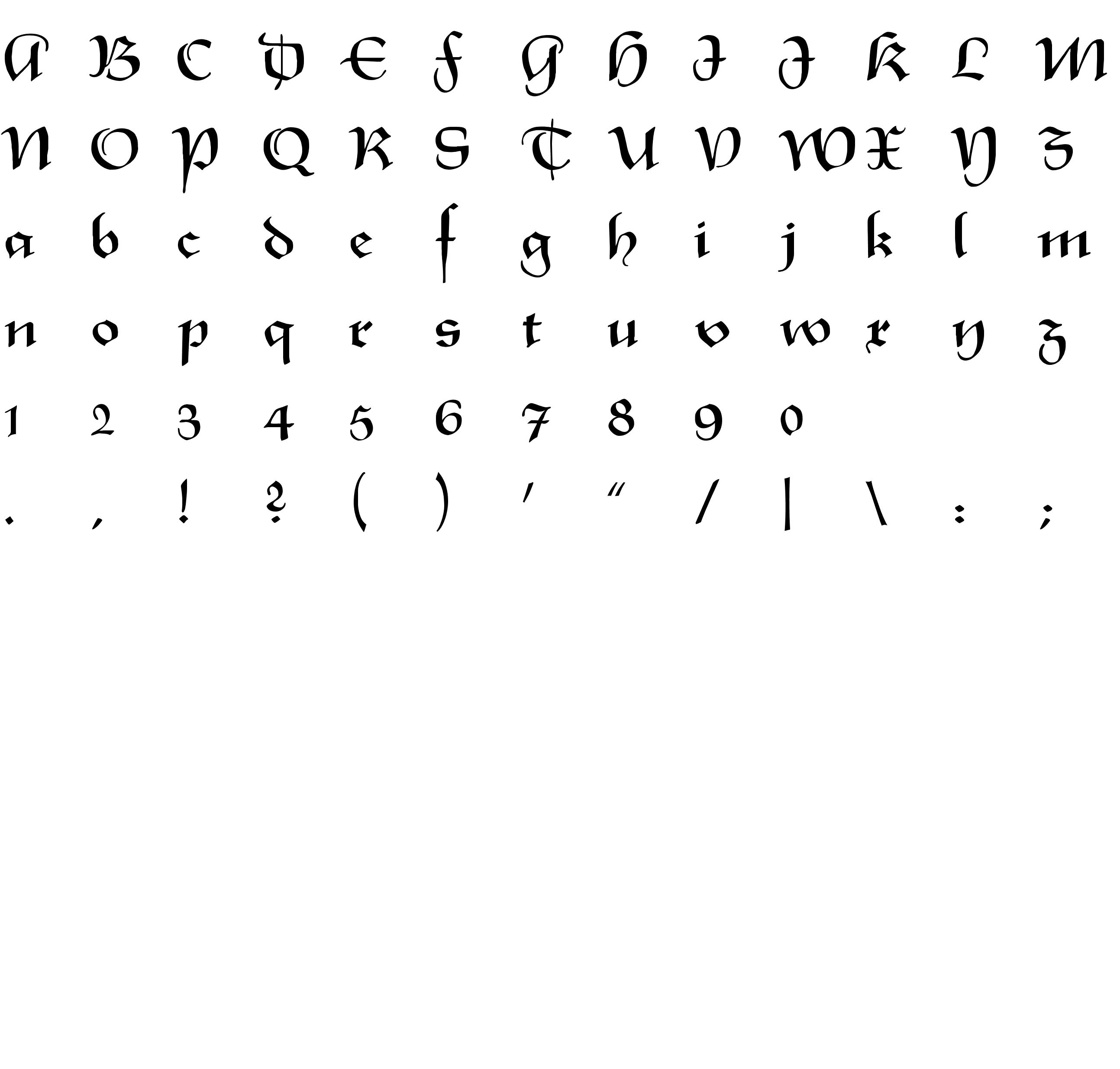 Шрифт XmasTerpieceRegular