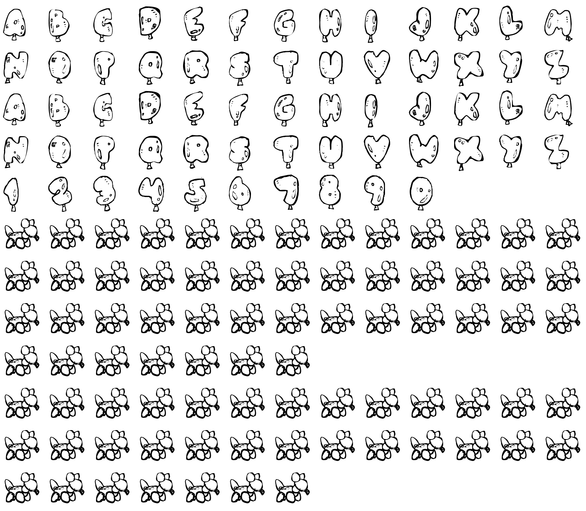 Шрифт Oh, Balloney