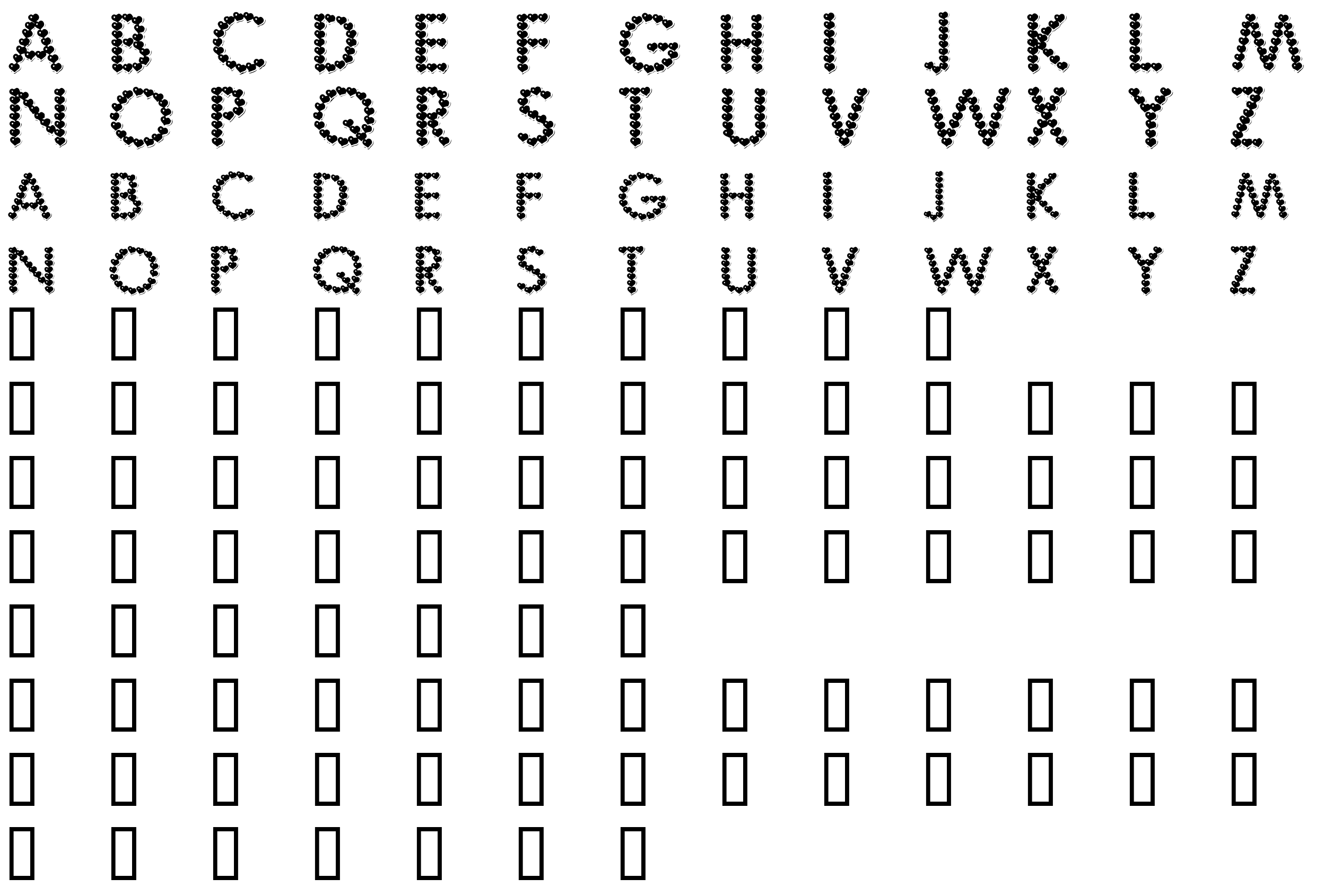 Шрифт Be My Valentine