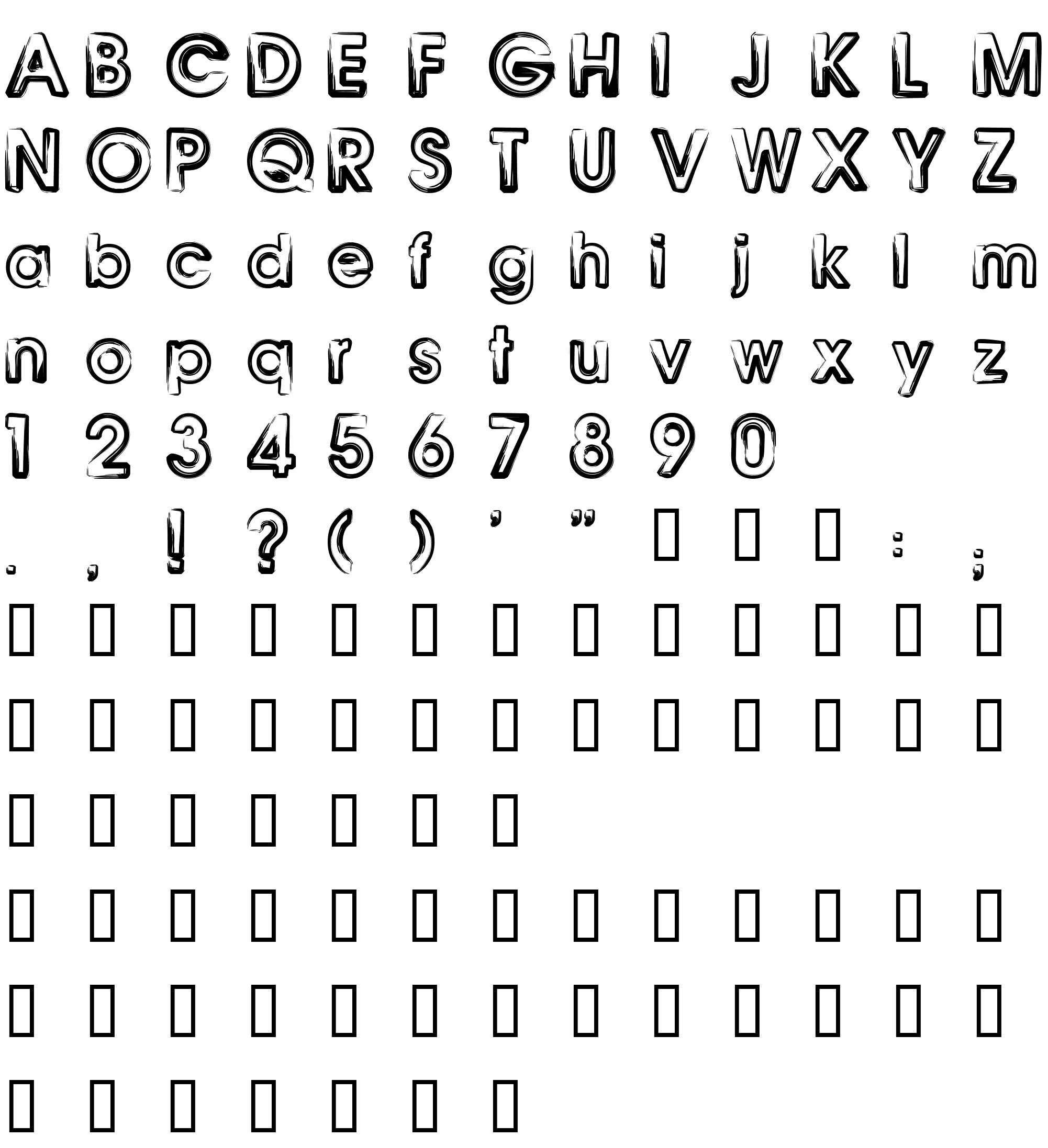 Шрифт Benny Blanco