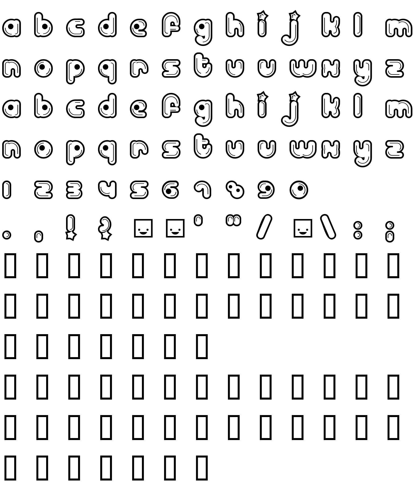 Шрифт Billo Dream