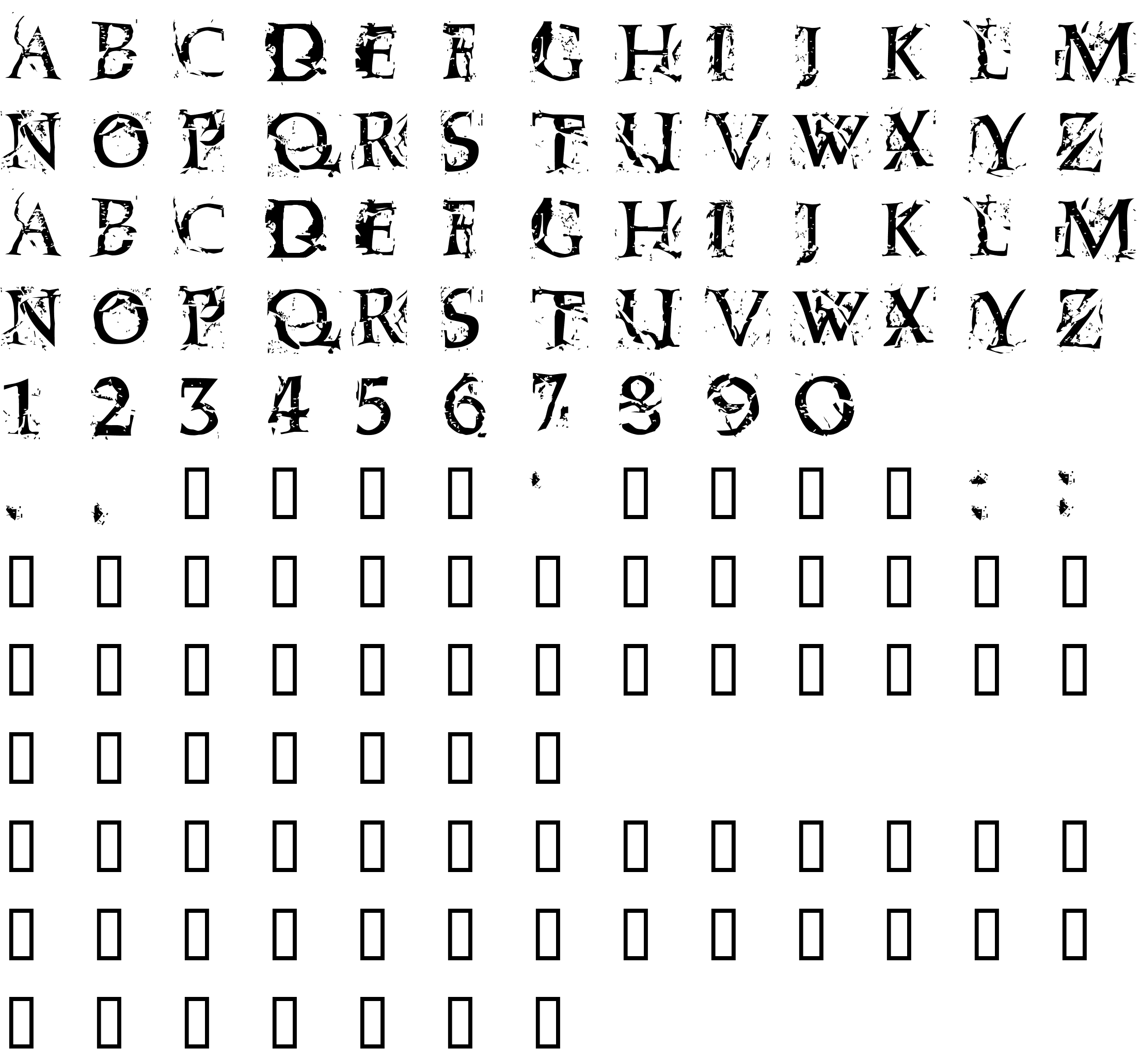 Шрифт Blasphemy