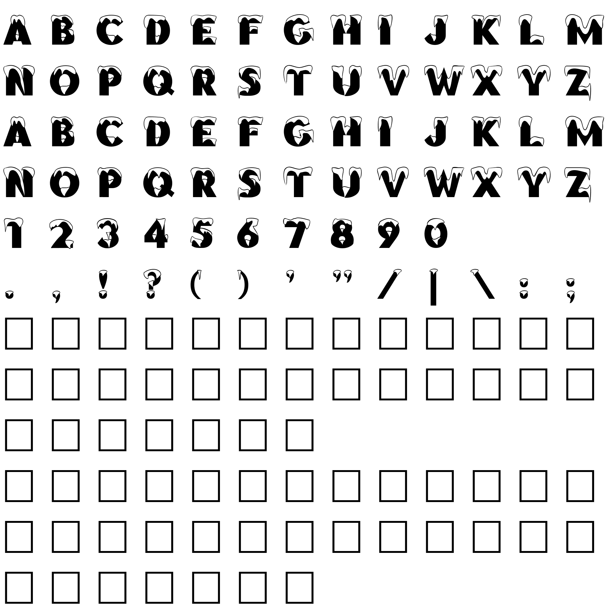 Шрифт Brrrrr Regular