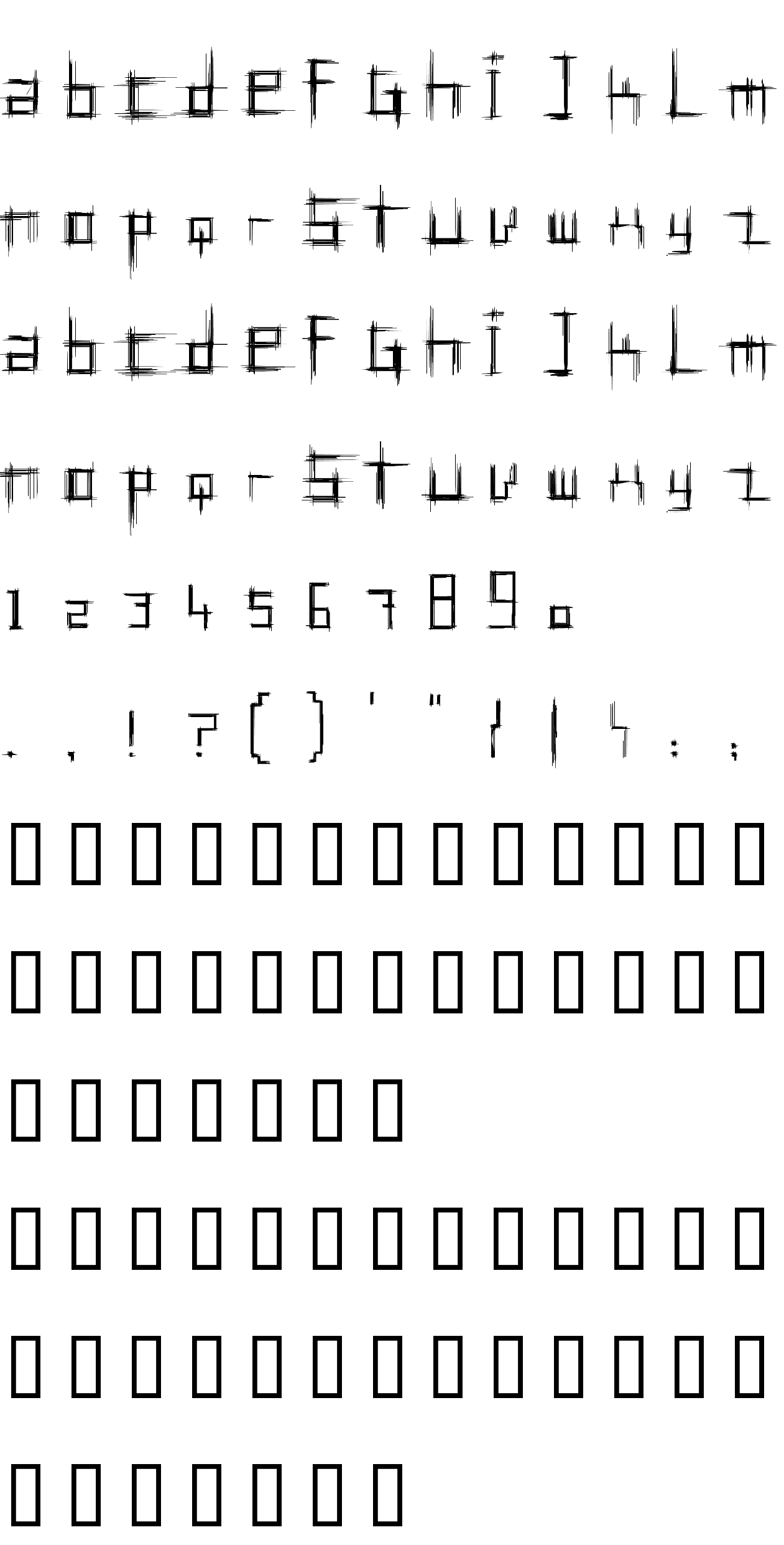 Шрифт Bruised Five