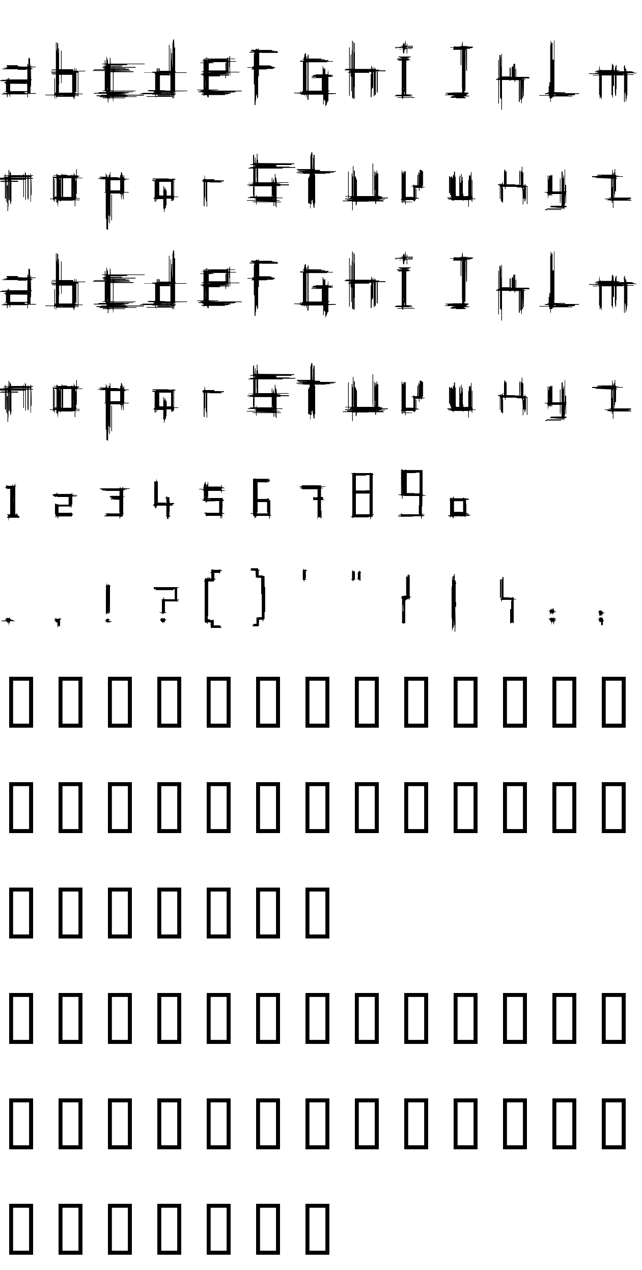 Шрифт Bruised Ten