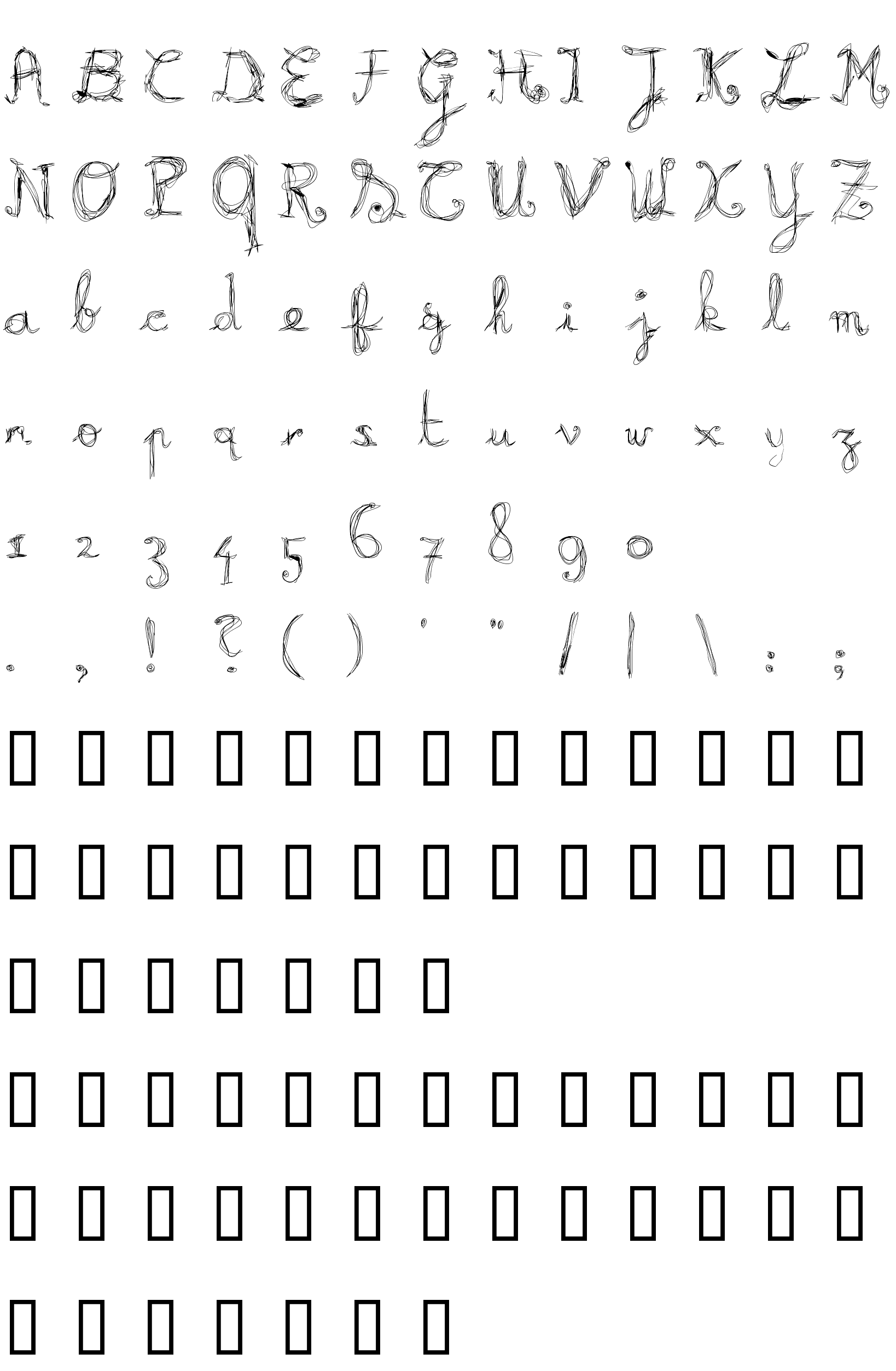 Шрифт Burning Light