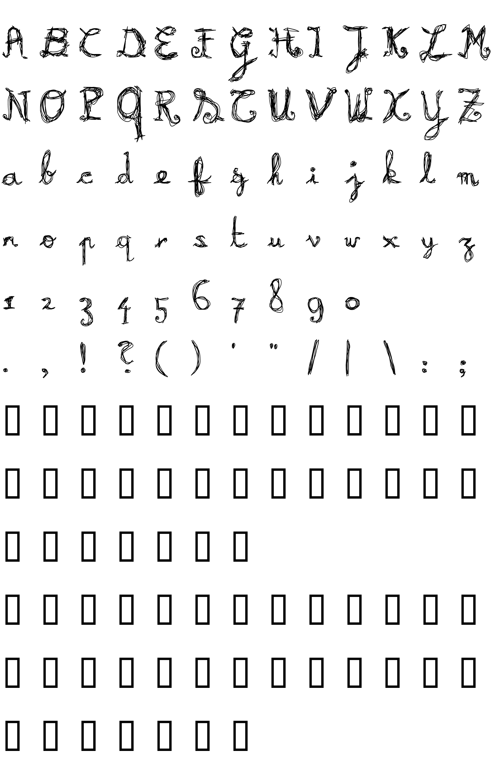 Шрифт Burning Normal