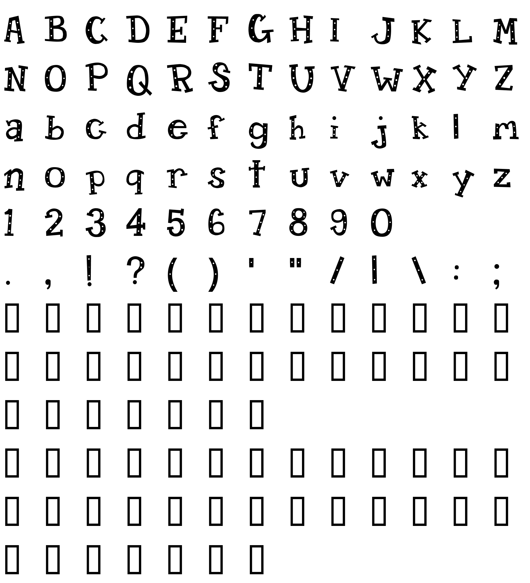 Шрифт Candy Randy