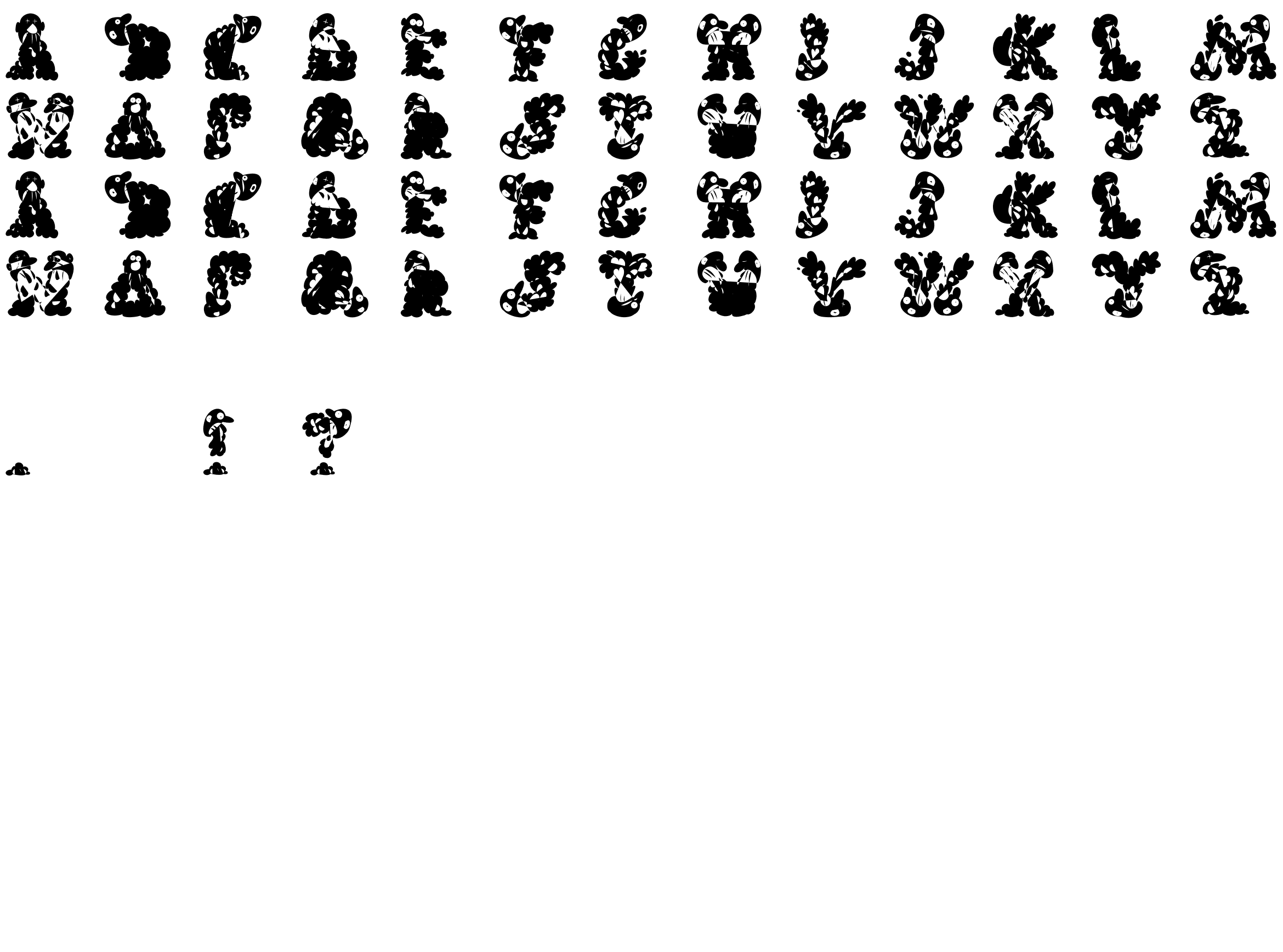 Шрифт CarolsChunks