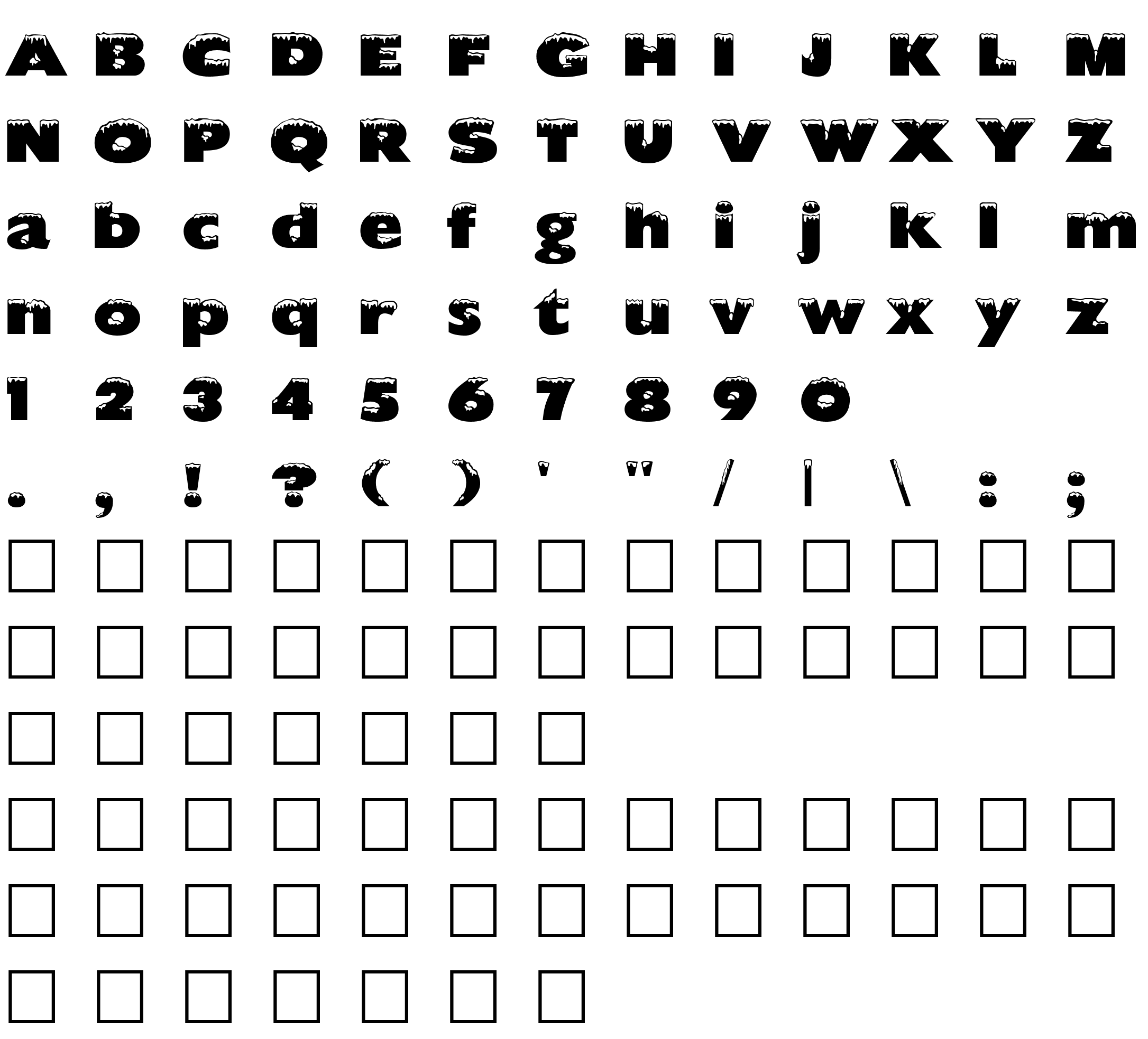 Шрифт Chilled Regular