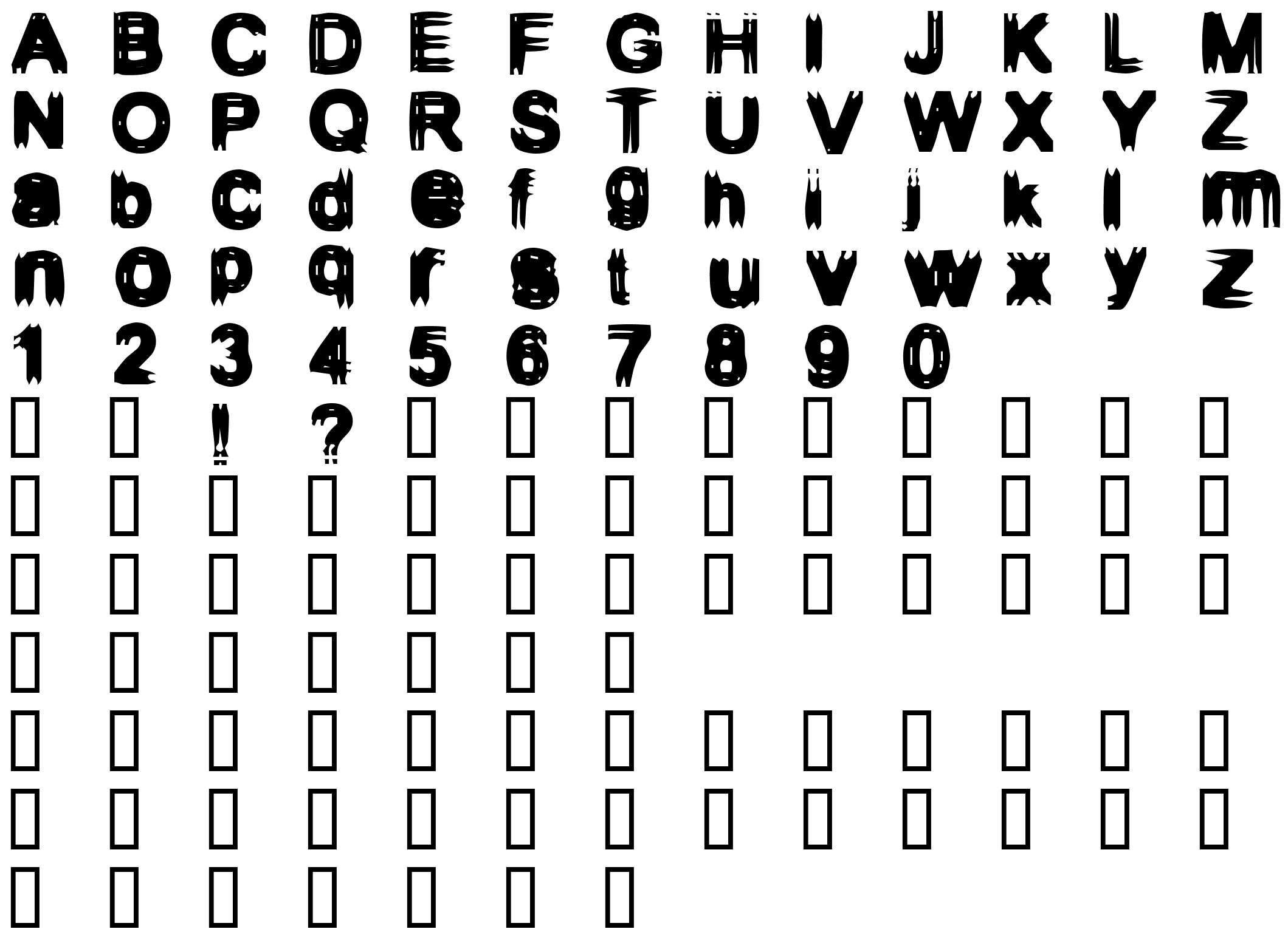 Шрифт Configuration 9