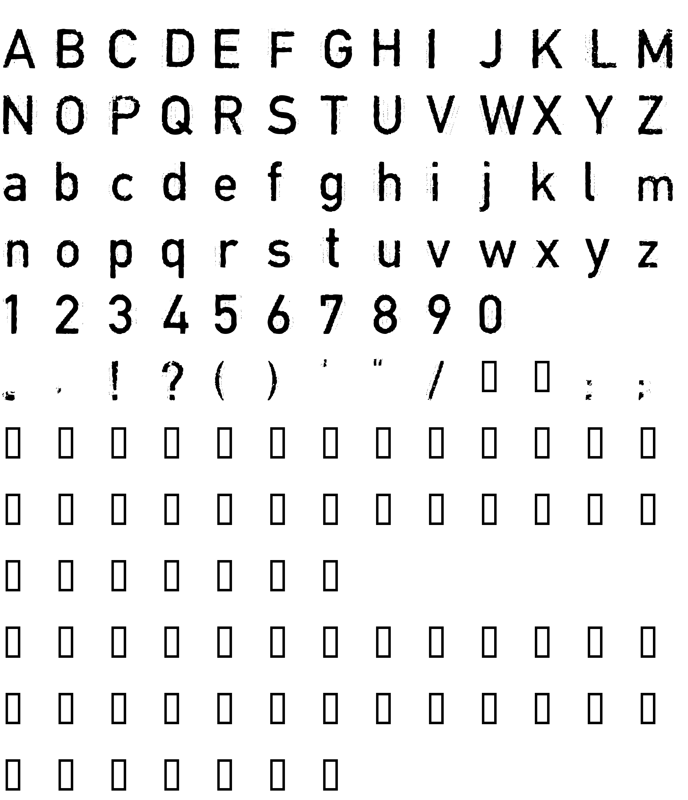 Шрифт Copystruct Normal