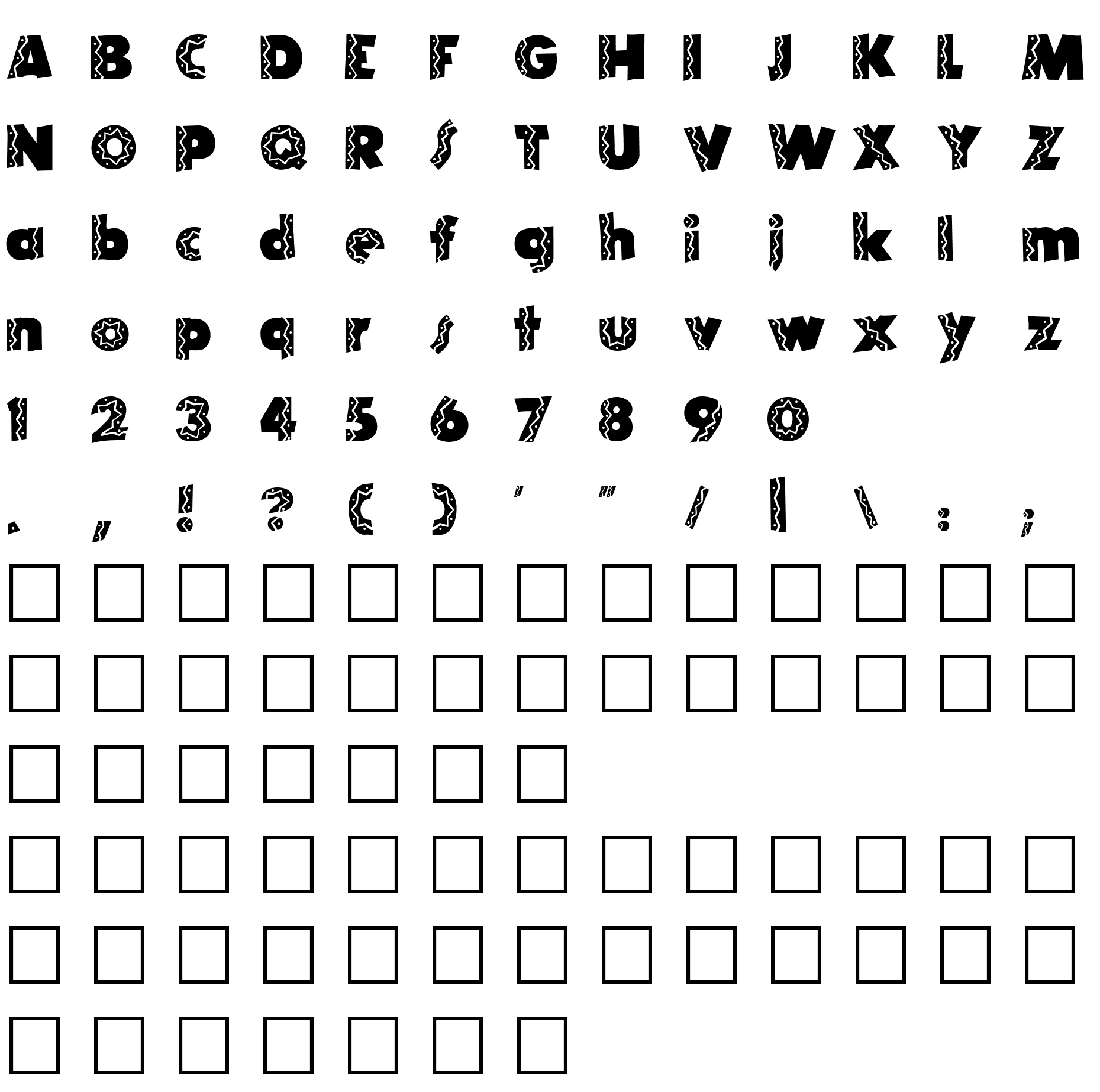 Шрифт El Rio Lobo